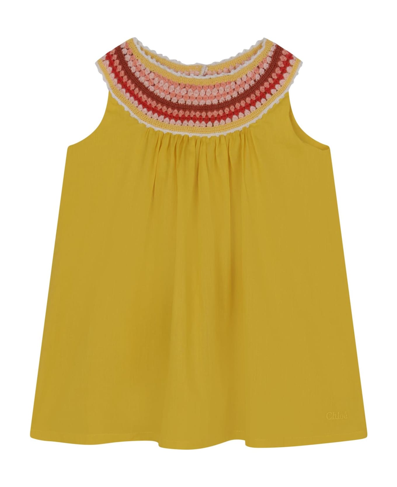 Chloé Flared Dress - Yellow