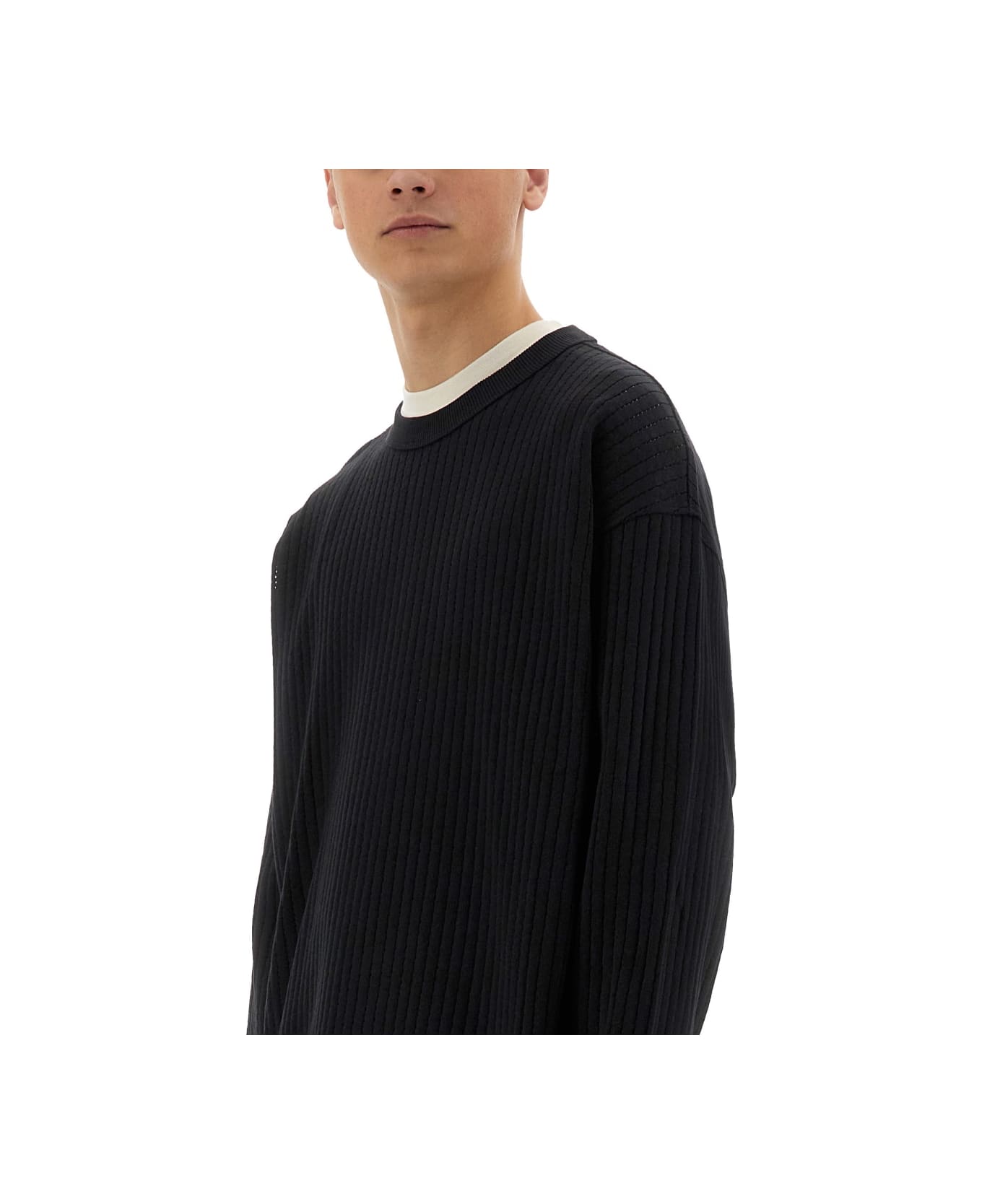 YMC "fauss" Sweatshirt - BLACK
