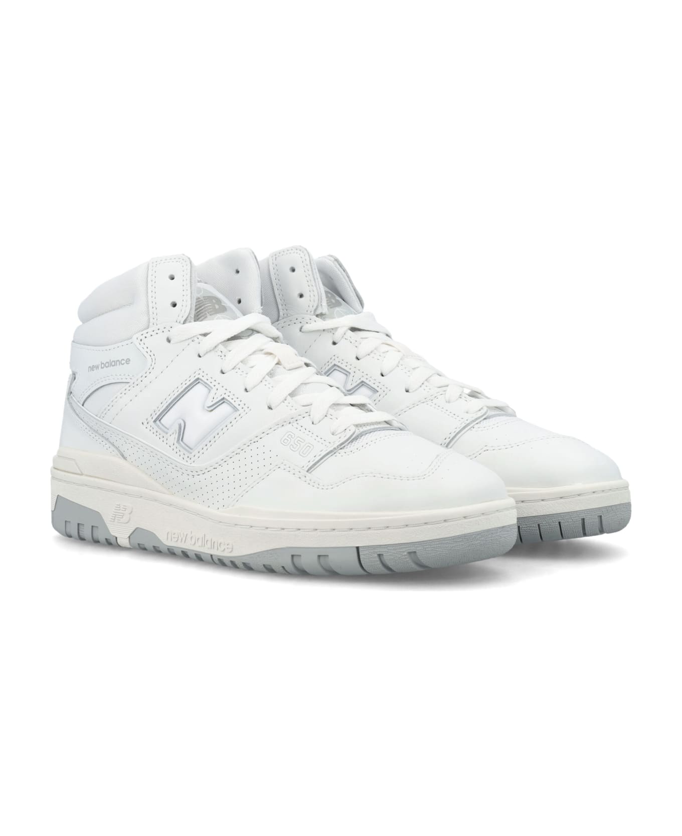 New Balance 650 High Top Sneakers - WHITE
