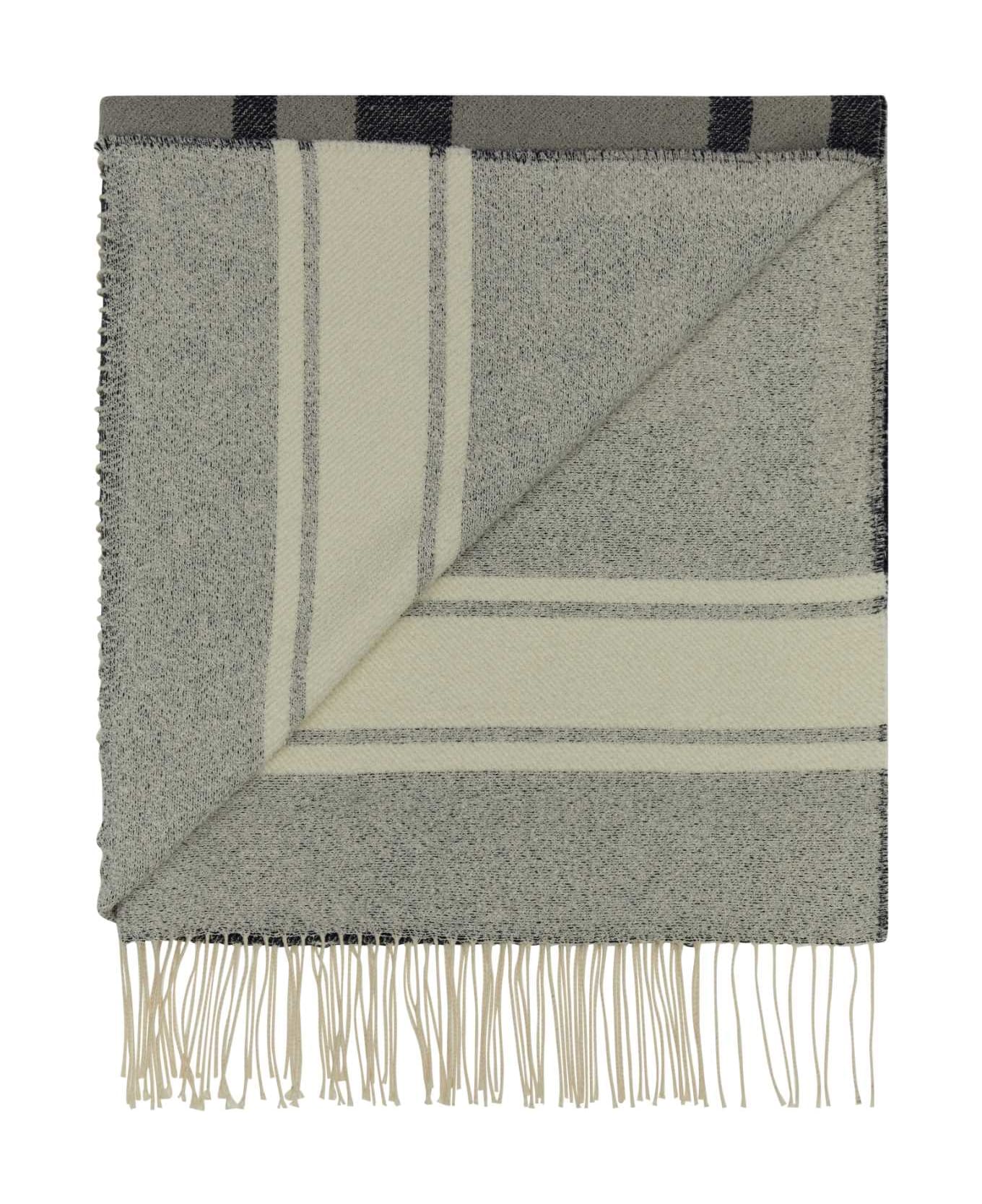 Fendi Embroidered Cotton Blend Beach Towel - F0QA2