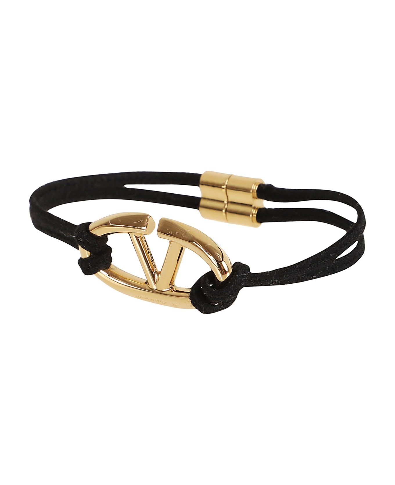 Valentino Garavani Bracelet (35mm) Vlogo The Bold Edition - No Nero