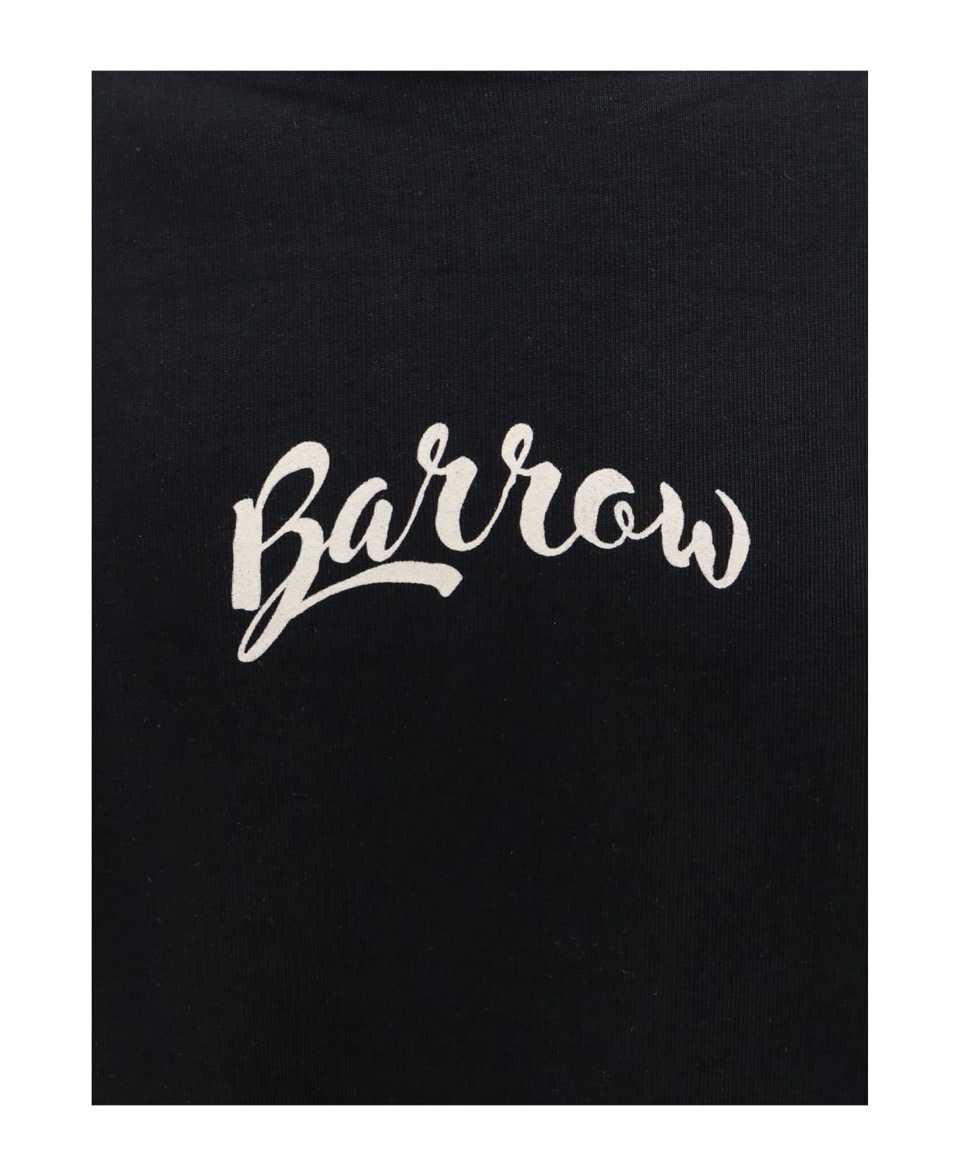 Barrow Black Cotton Sweatshirt - Black フリース