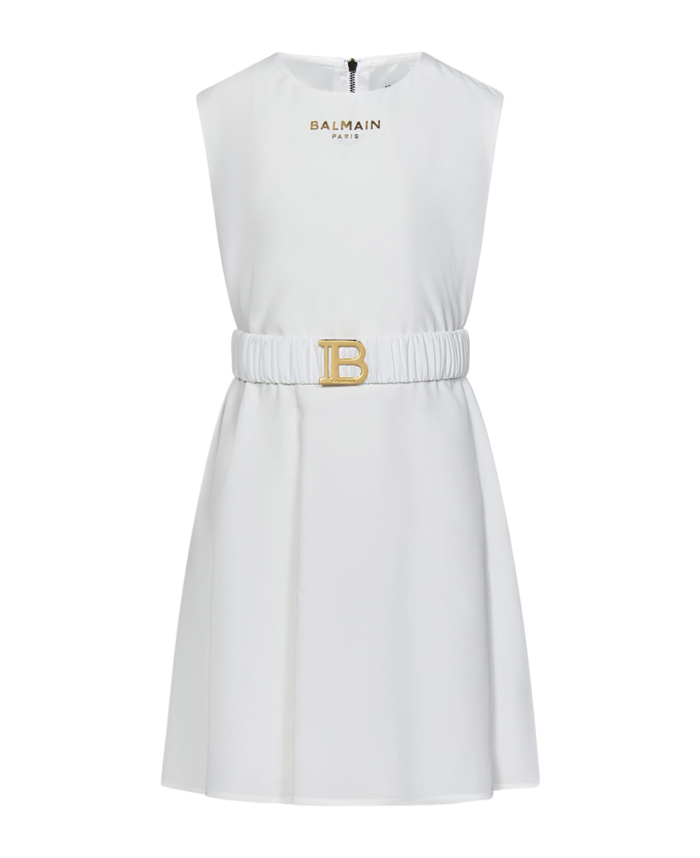 Balmain Dress - ivory/gold
