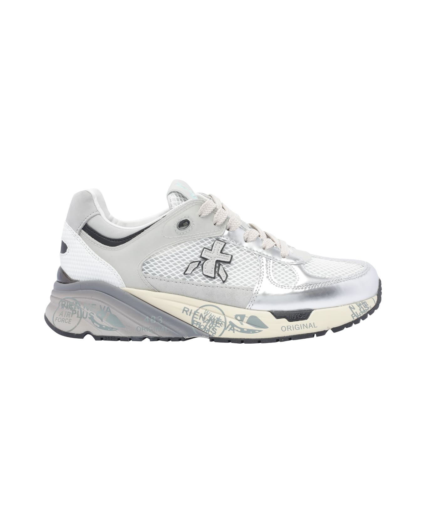 Premiata Mased Sneakers - Silver