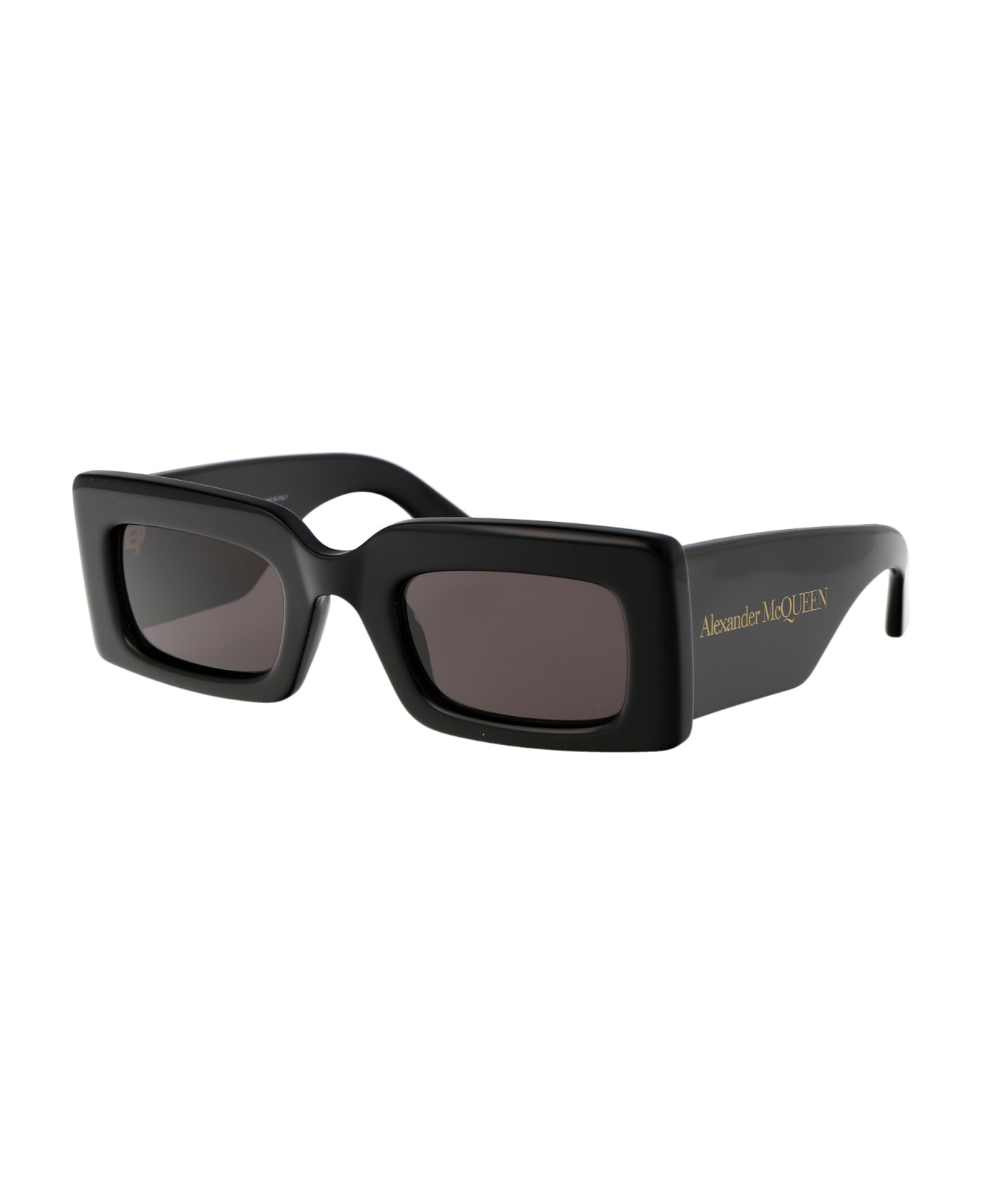 Alexander McQueen Eyewear Am0433s Sunglasses - 001 BLACK BLACK GREY