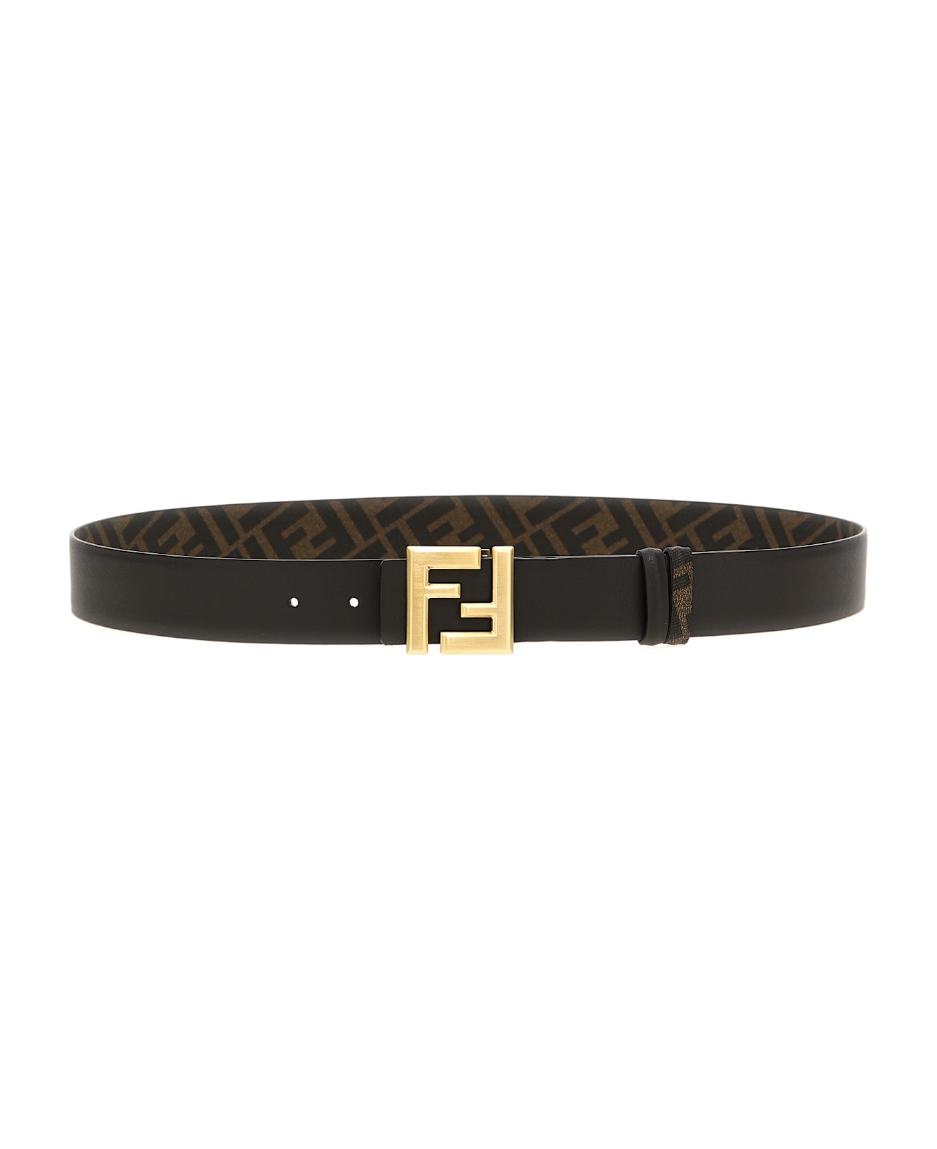 Fendi 
squared Ff
 Reversible Belt - Brown