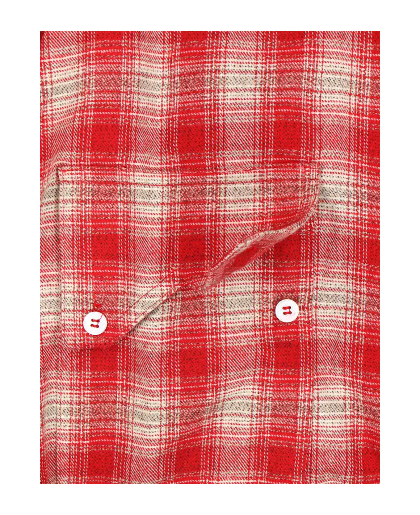 Rhude Checked Shirt - Red