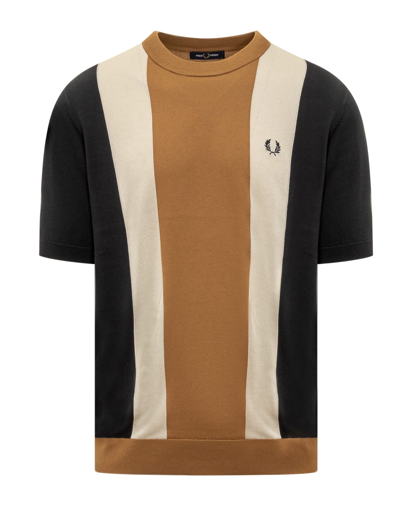 Fred Perry Striped Knit T-shirt. - RIGATO
