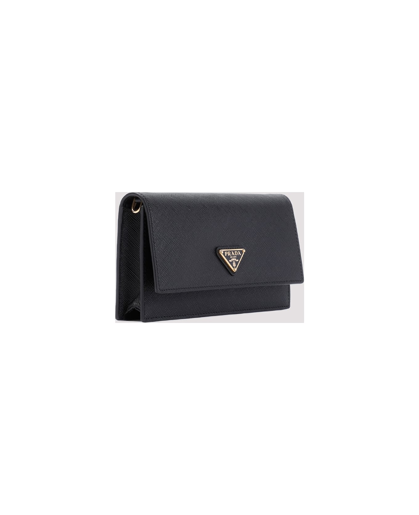 Prada Calf Leather Pouch - Nero