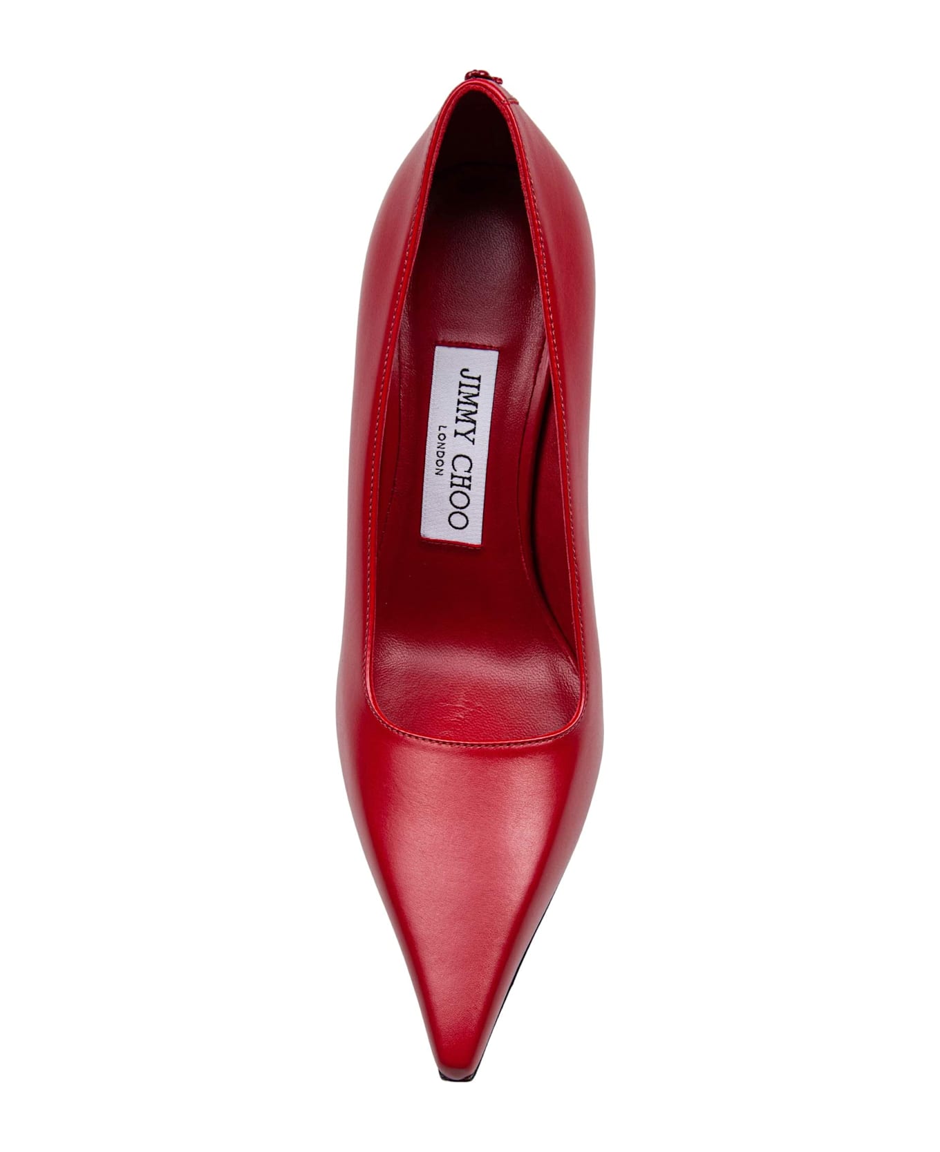 ◆正規品・新品◆Jimmy Choo Ruby Red Leather Decollete Jimmy Choo Ruby Red Leather Décolleté | italist