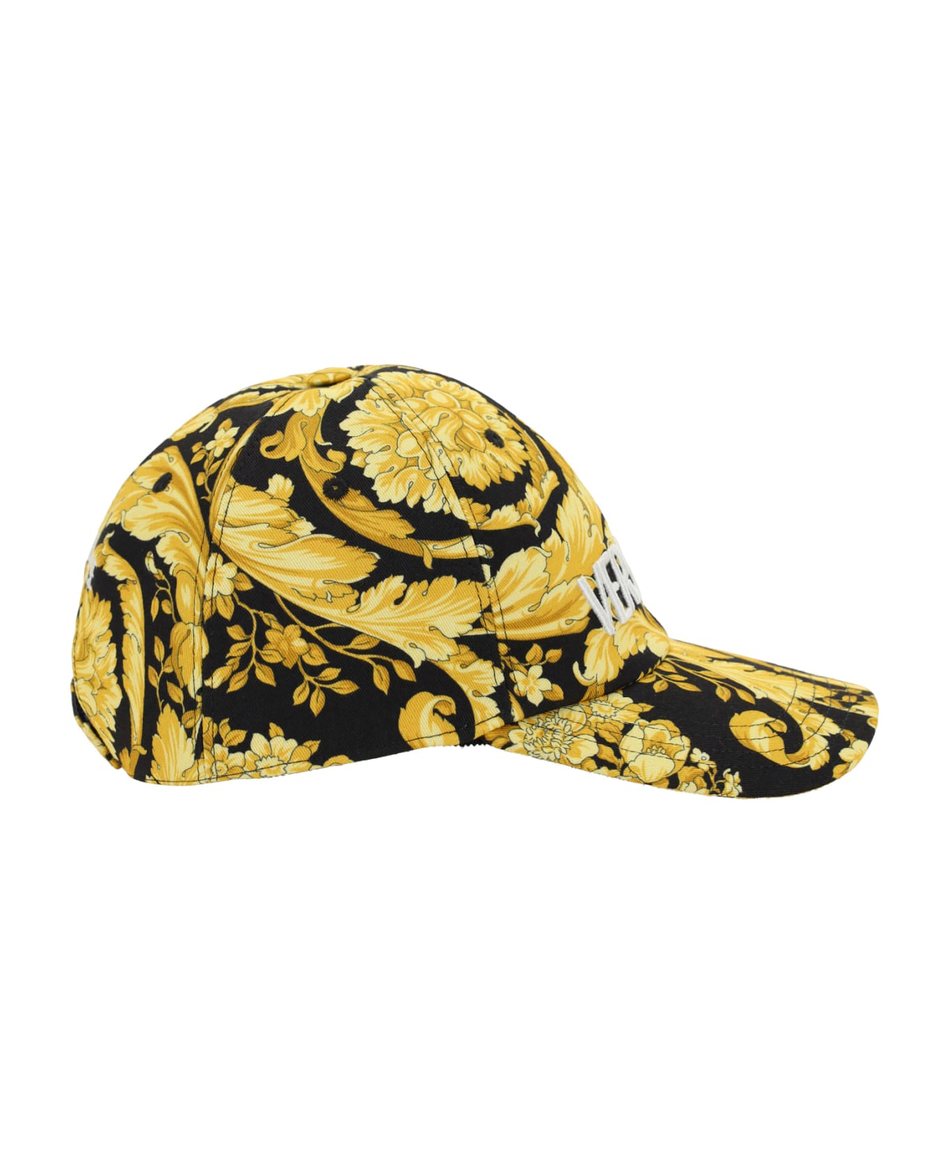 Versace Baseball Cap - Black/gold/black