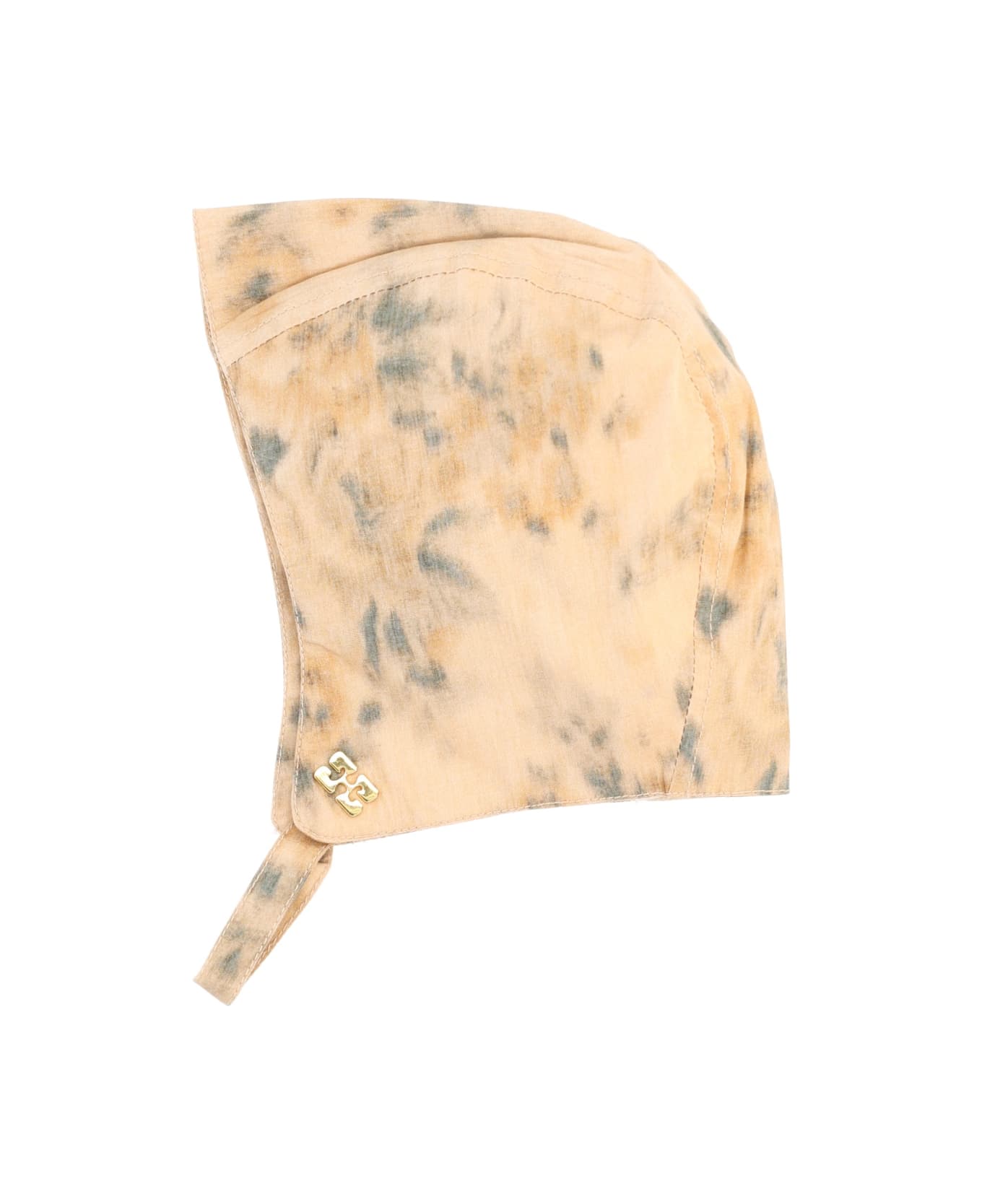 Ganni Cap With Print - IVORY
