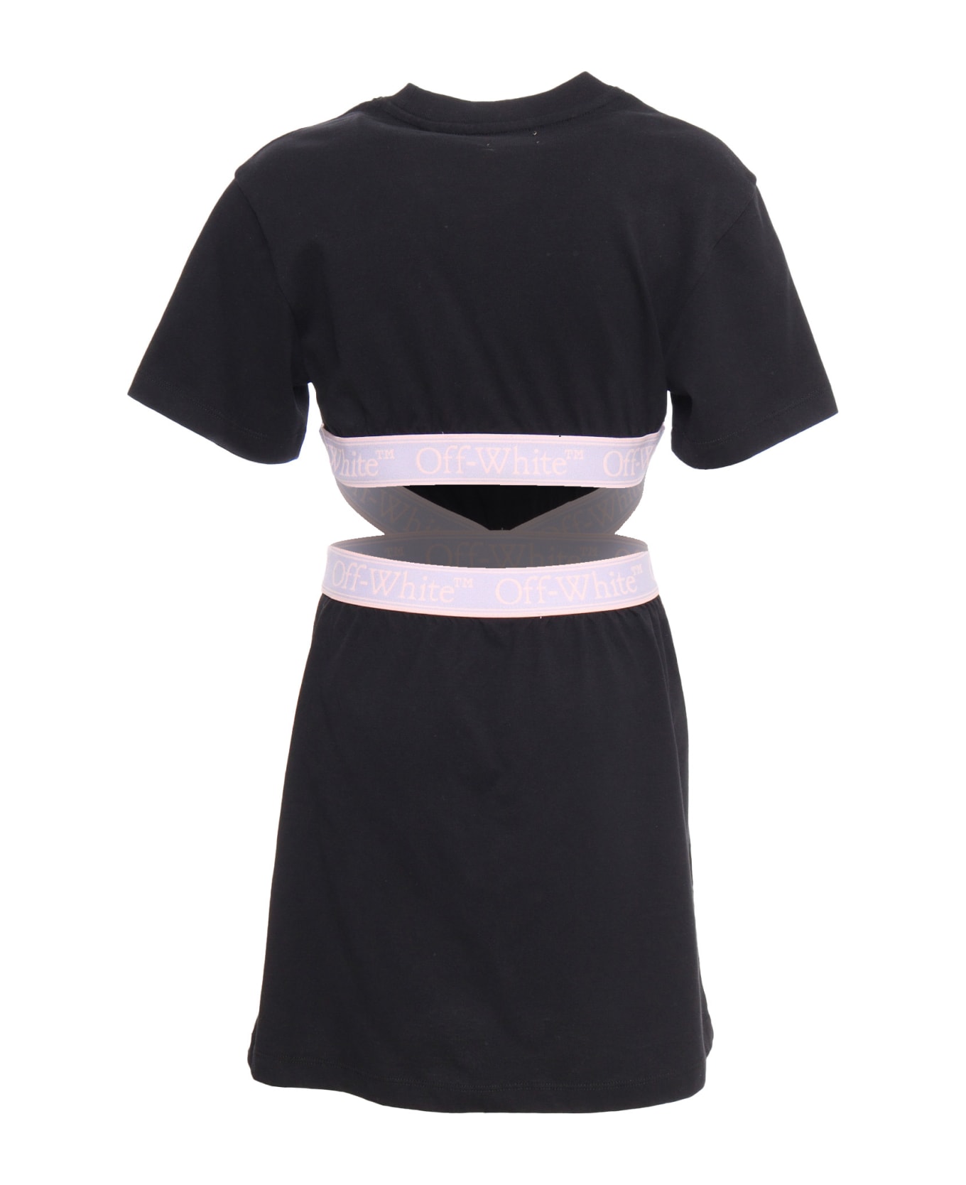 Off-White Black Dress With Logo - BLACK ワンピース＆ドレス