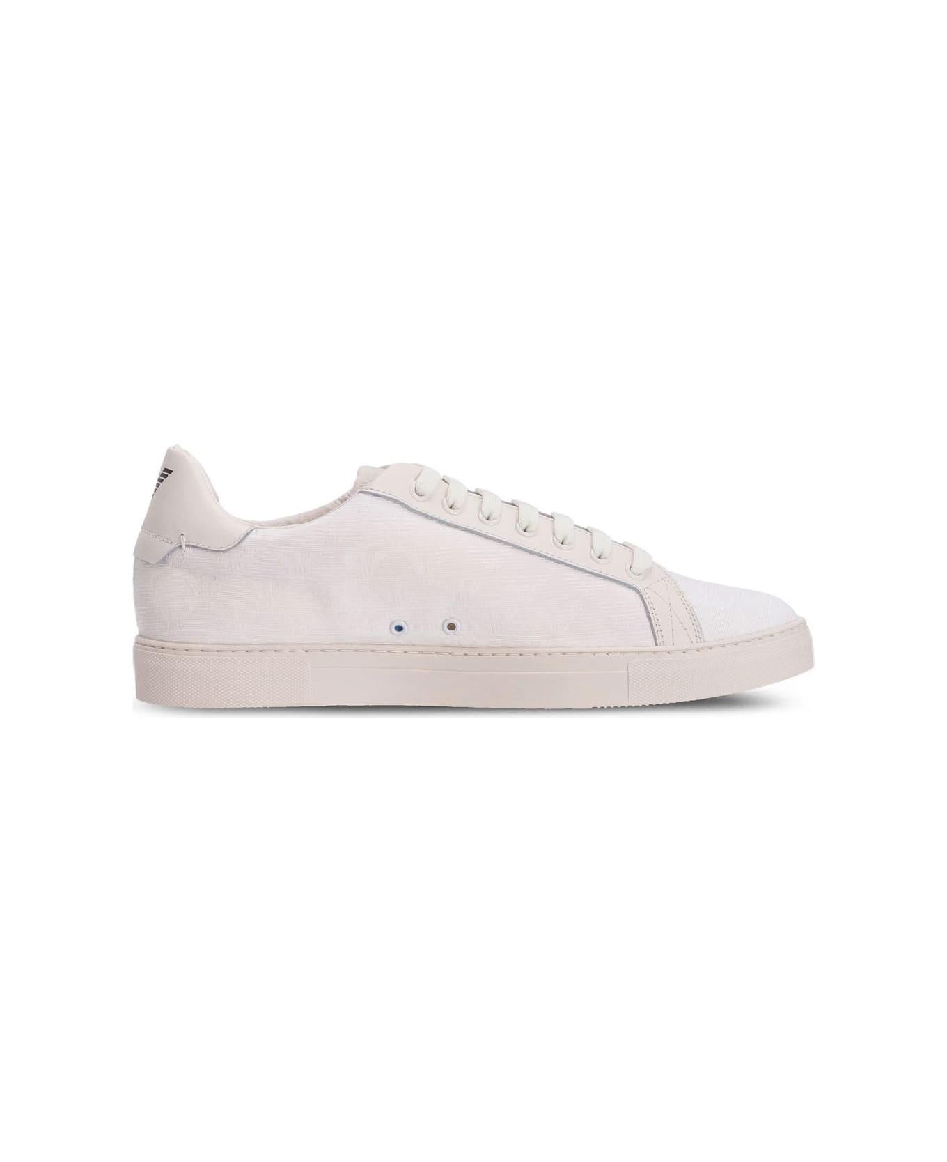 Emporio Armani Logo Sneakers - White