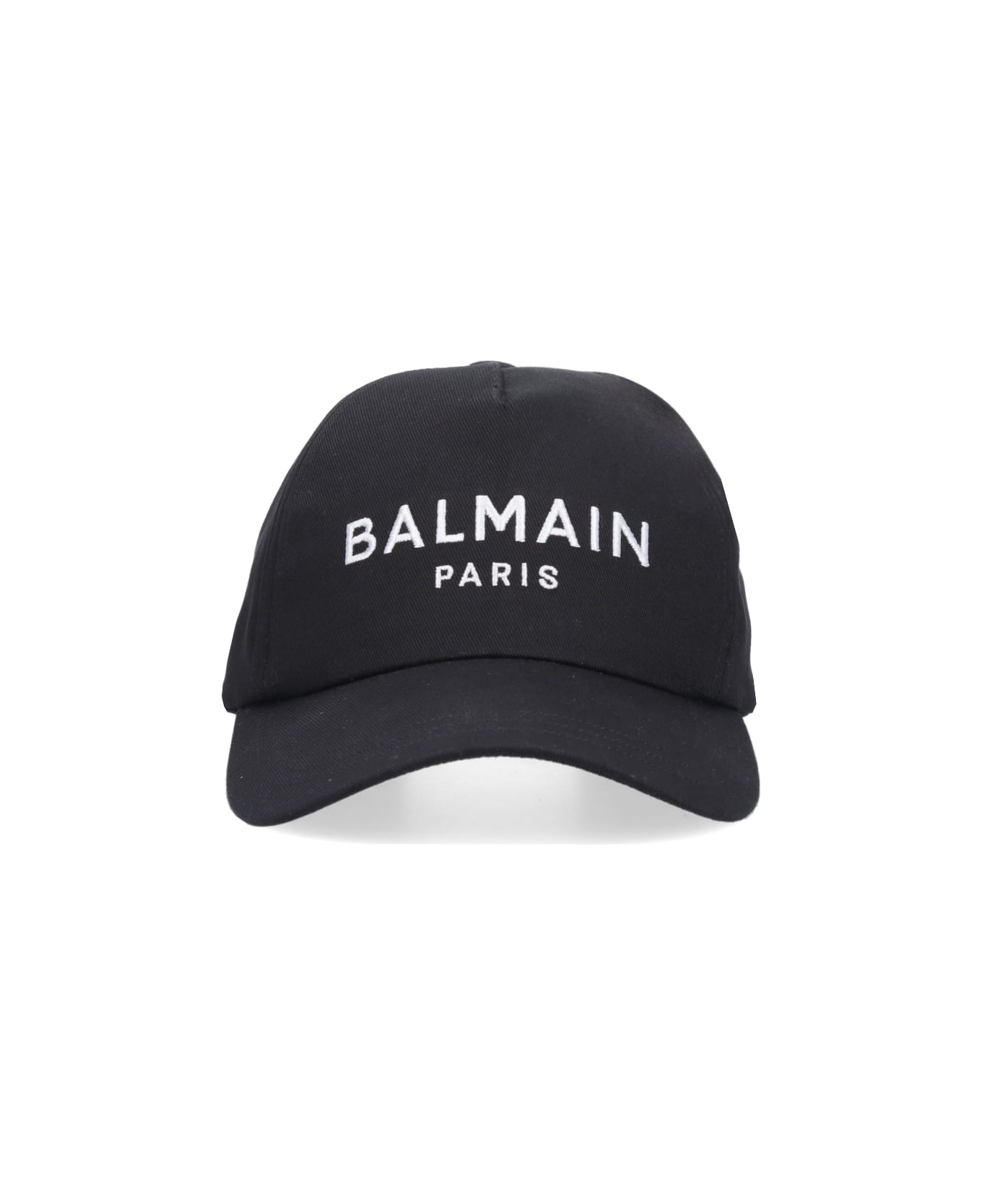 Balmain Logo Baseball Cap - Black  