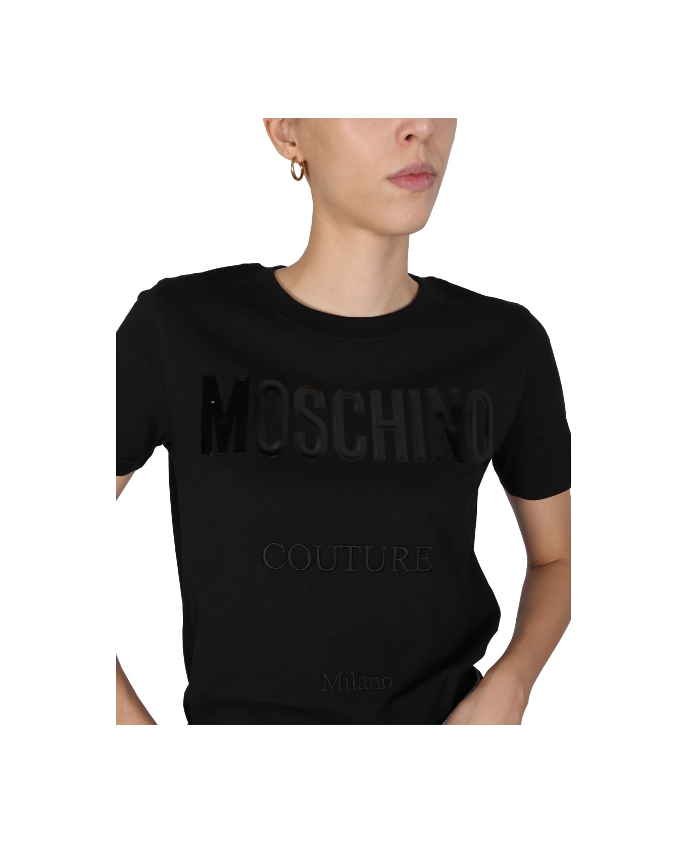 Moschino Crewneck T-shirt - BLACK