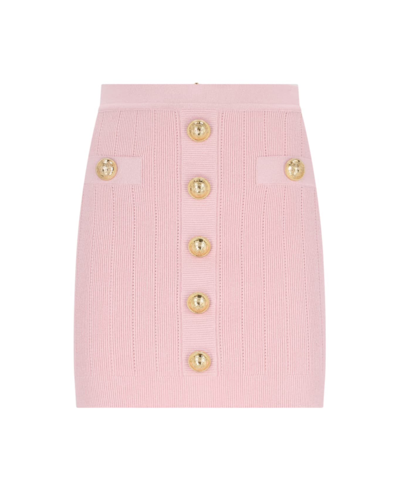 Balmain Knitted Mini Skirt - Pink スカート