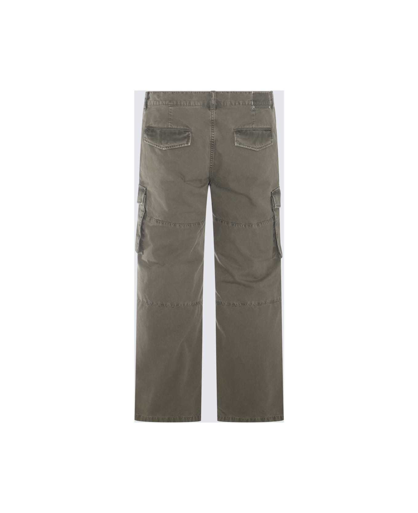 Golden Goose Olive Cotton Pants - Marrone