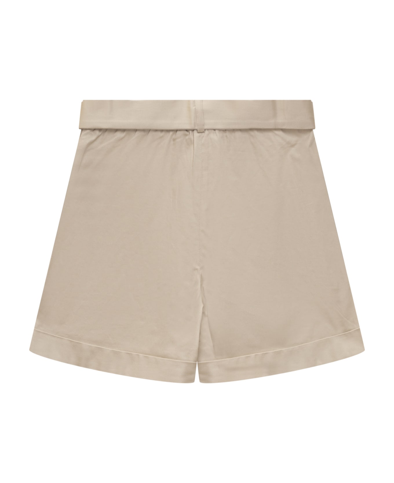 TwinSet Shorts With Logo - Beige ボトムス
