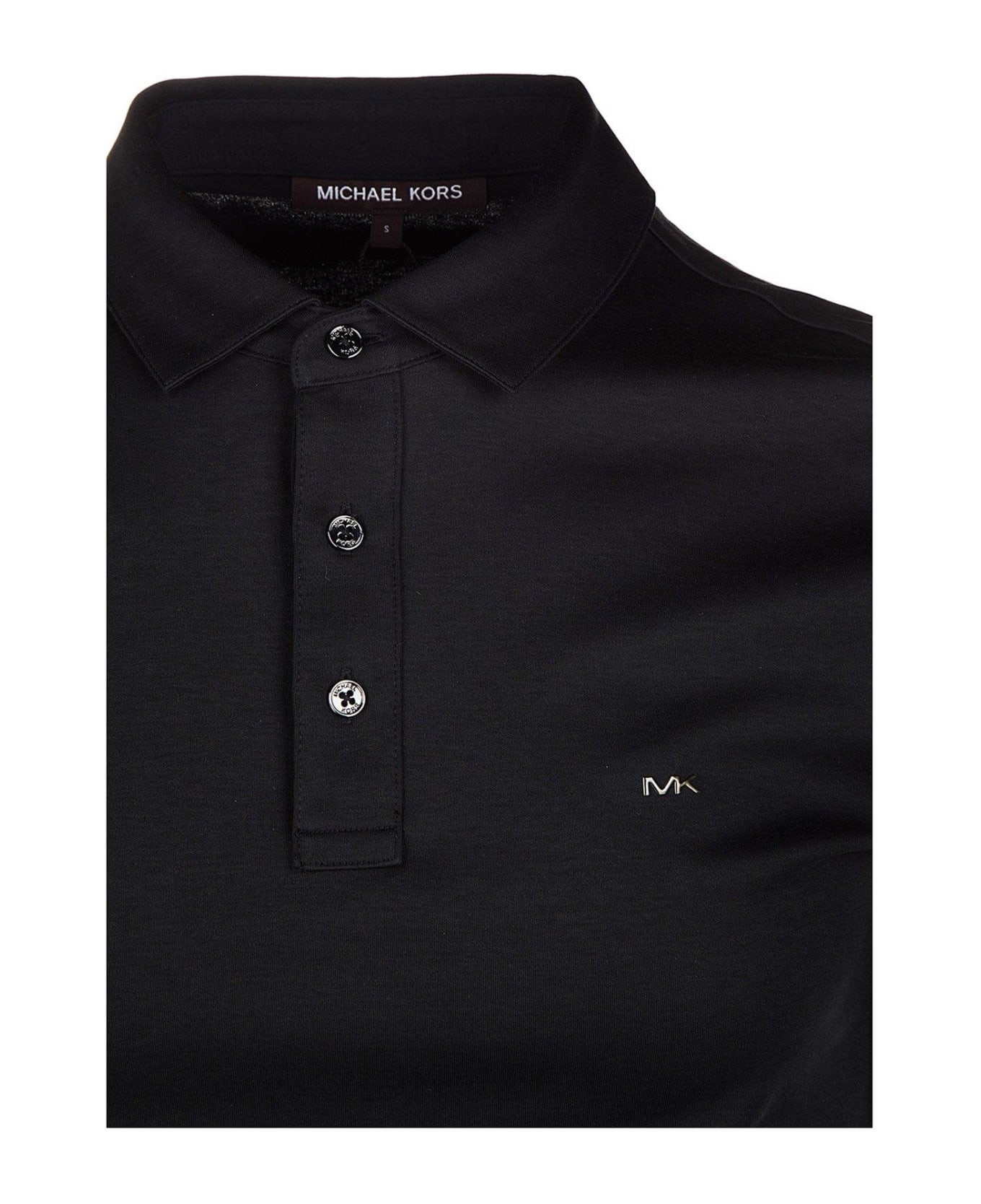 Michael Kors Sleek Polo Shirt - Black ポロシャツ