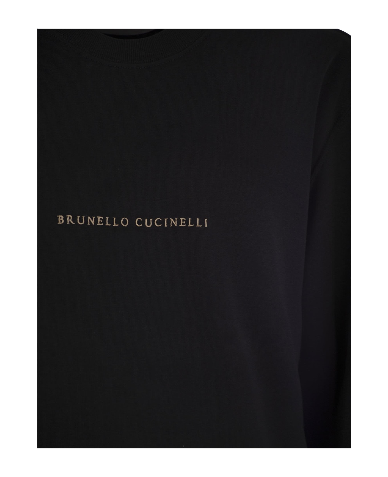 Brunello Cucinelli Cotton Fleece Topwear - Black