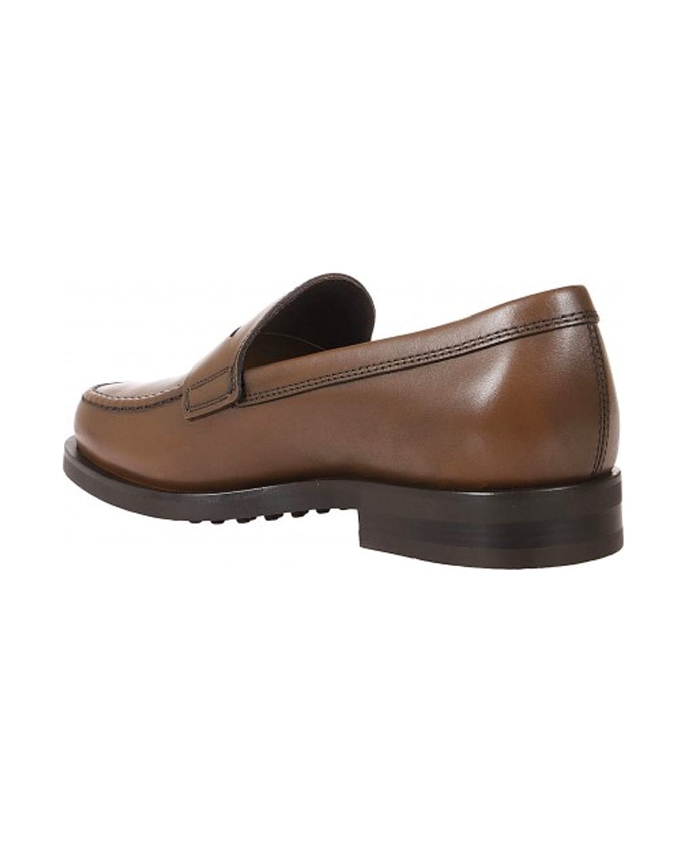 Tod's Leather Loafers - Brown