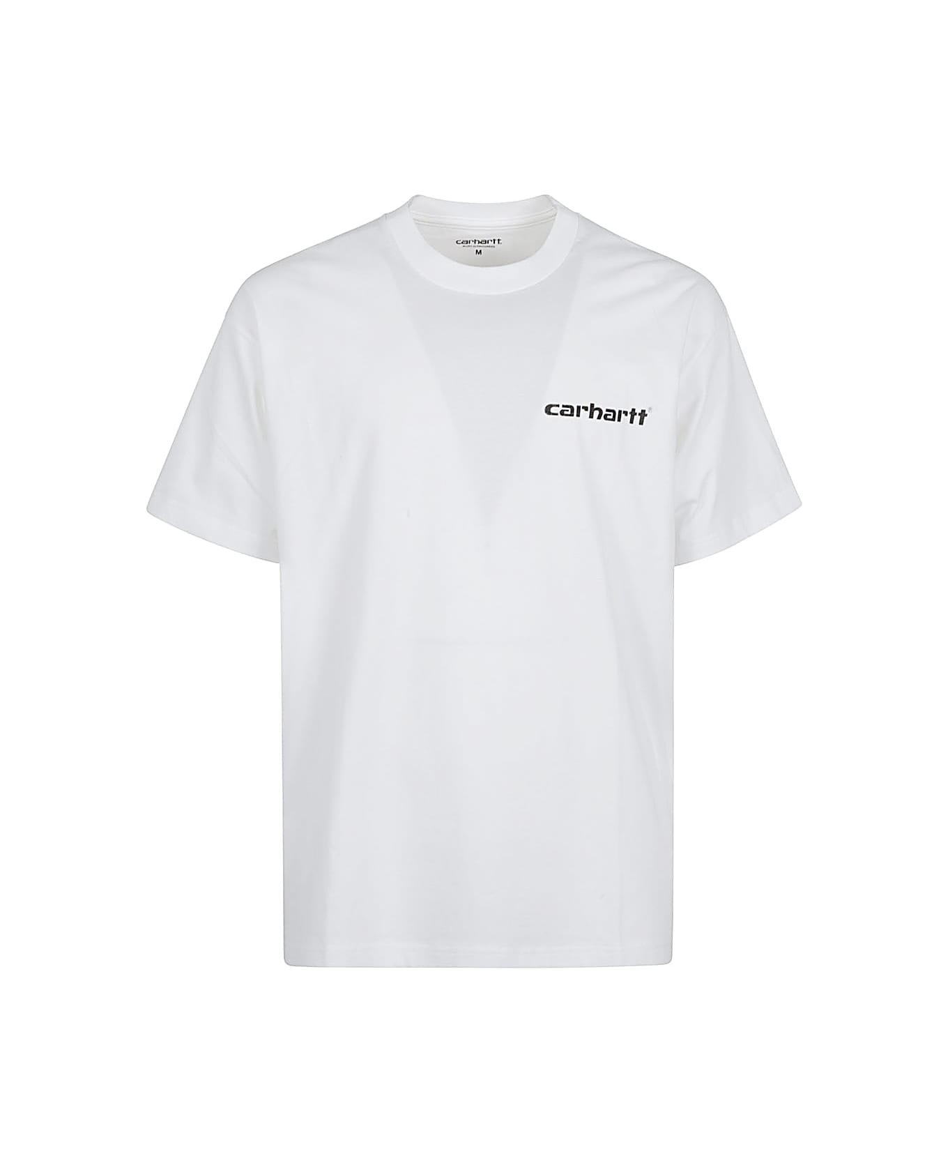 Carhartt WIP Logo Cotton T-shirt - White