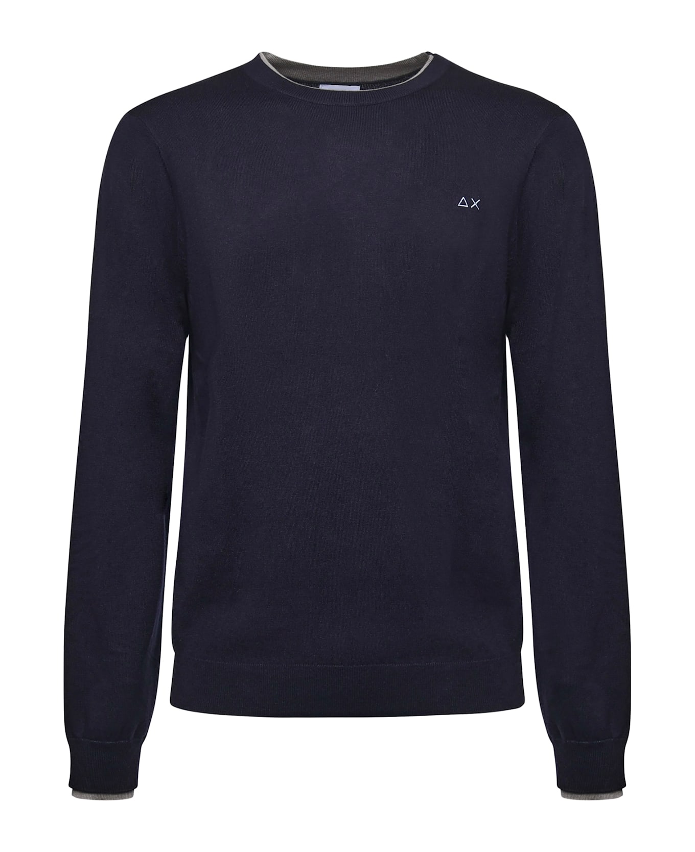 Sun 68 Wool And Cotton Sweater - Blue