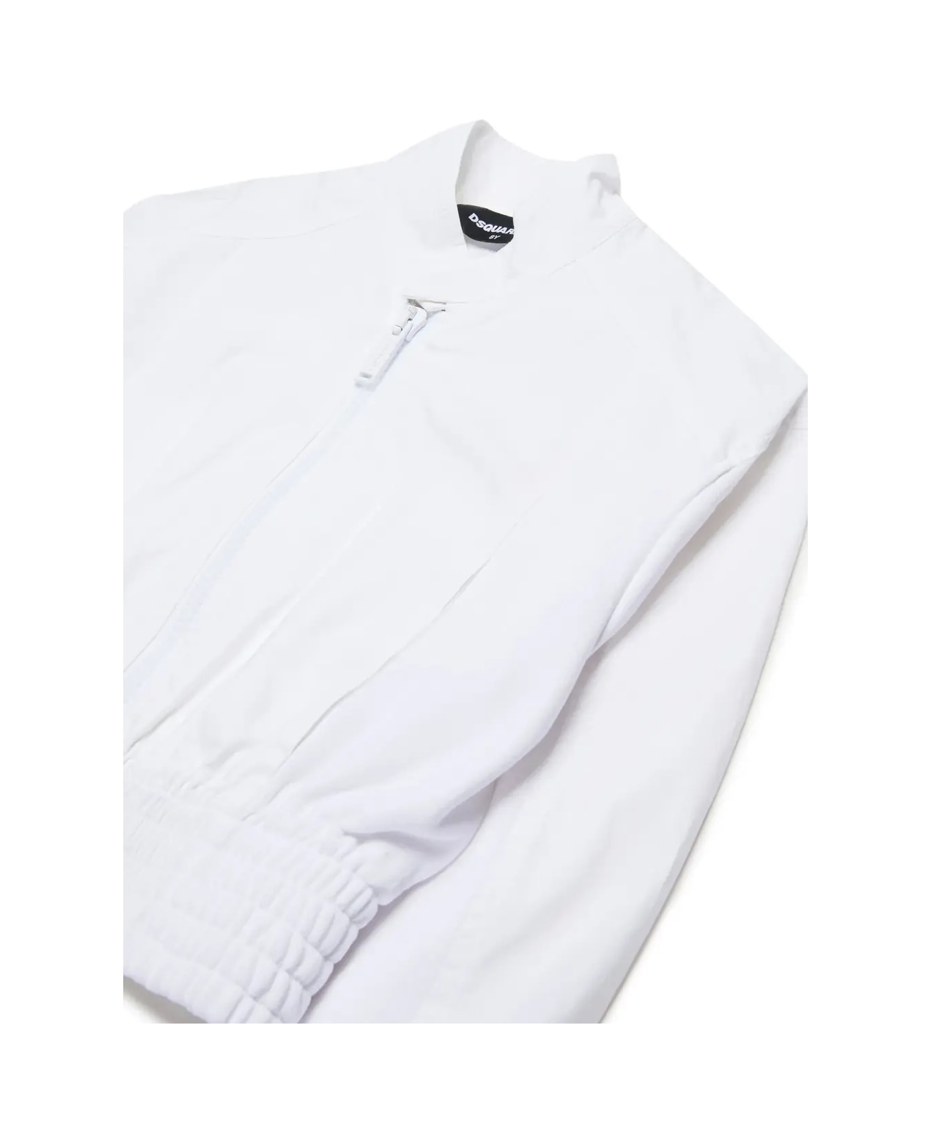 Dsquared2 White Jacket With Print On Back - White