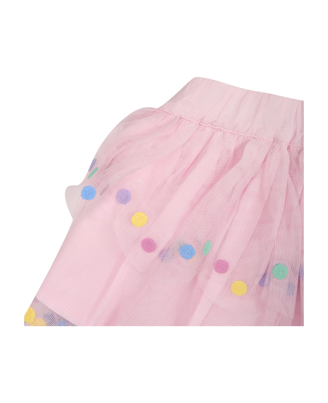 Stella McCartney Kids Pink Tulle Skirt For Baby Girl - Pink ボトムス