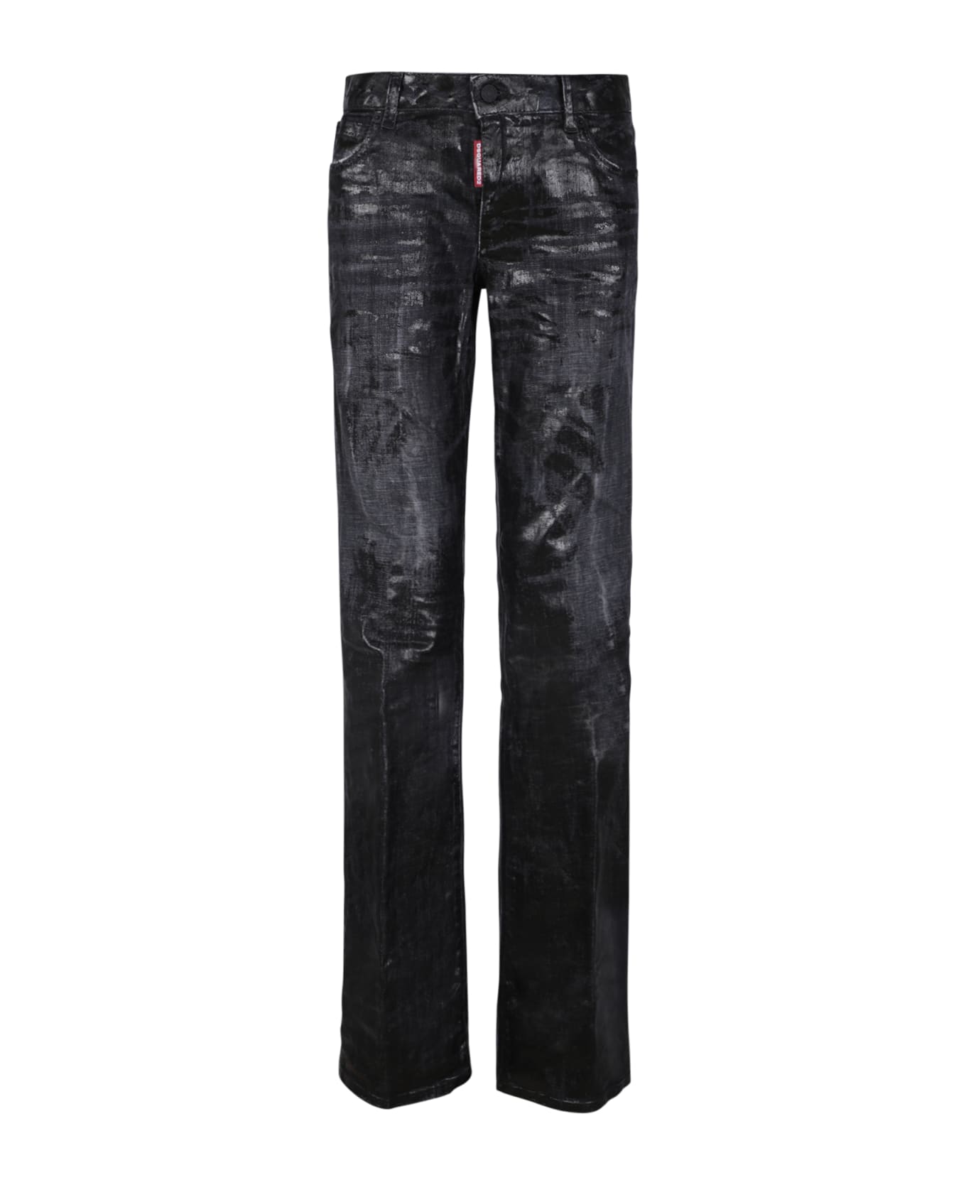 Dsquared2 Coated Skinny Jeans - Black