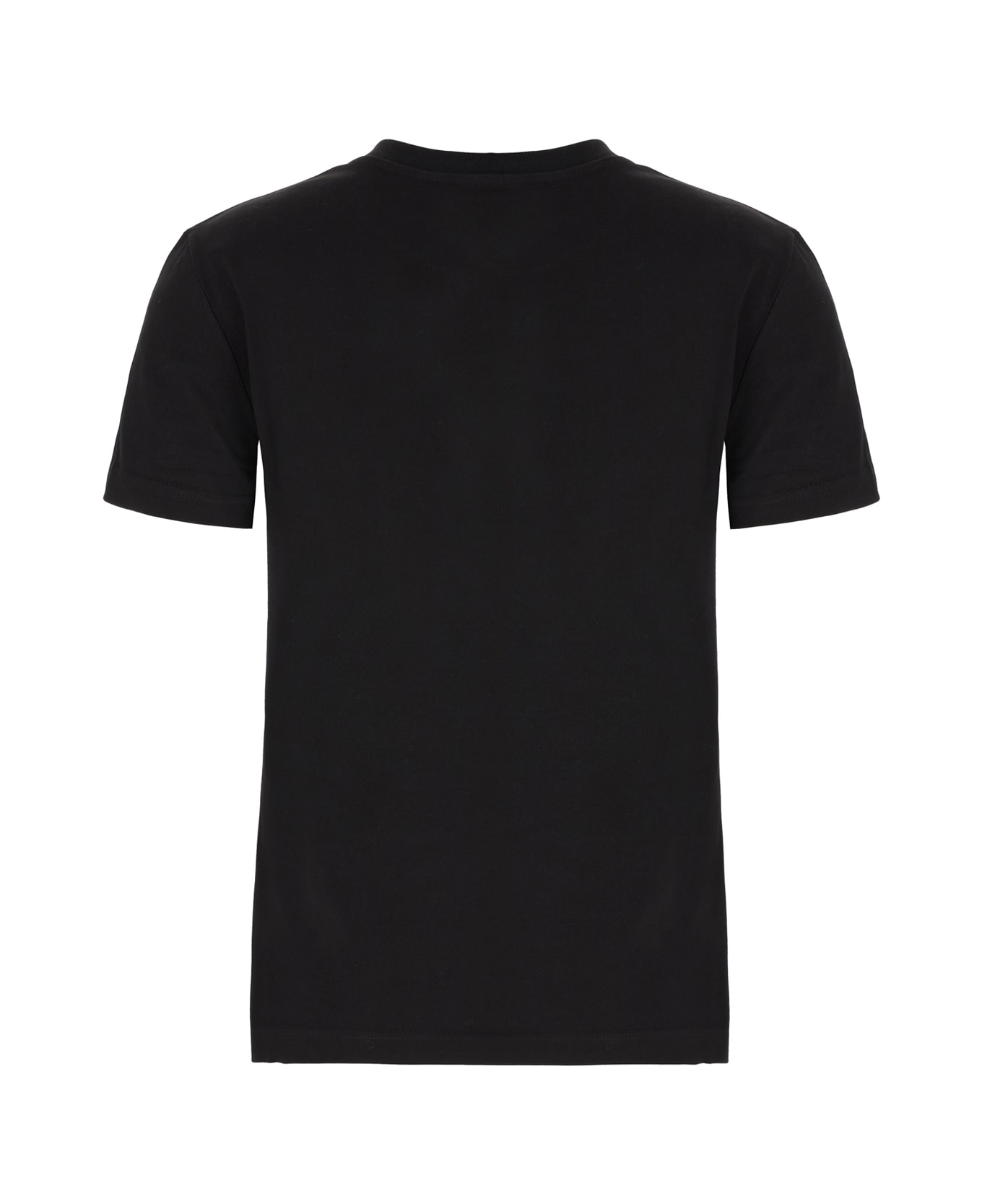 Dolce 
Gabbana Black Cotton T-shirt - Nero