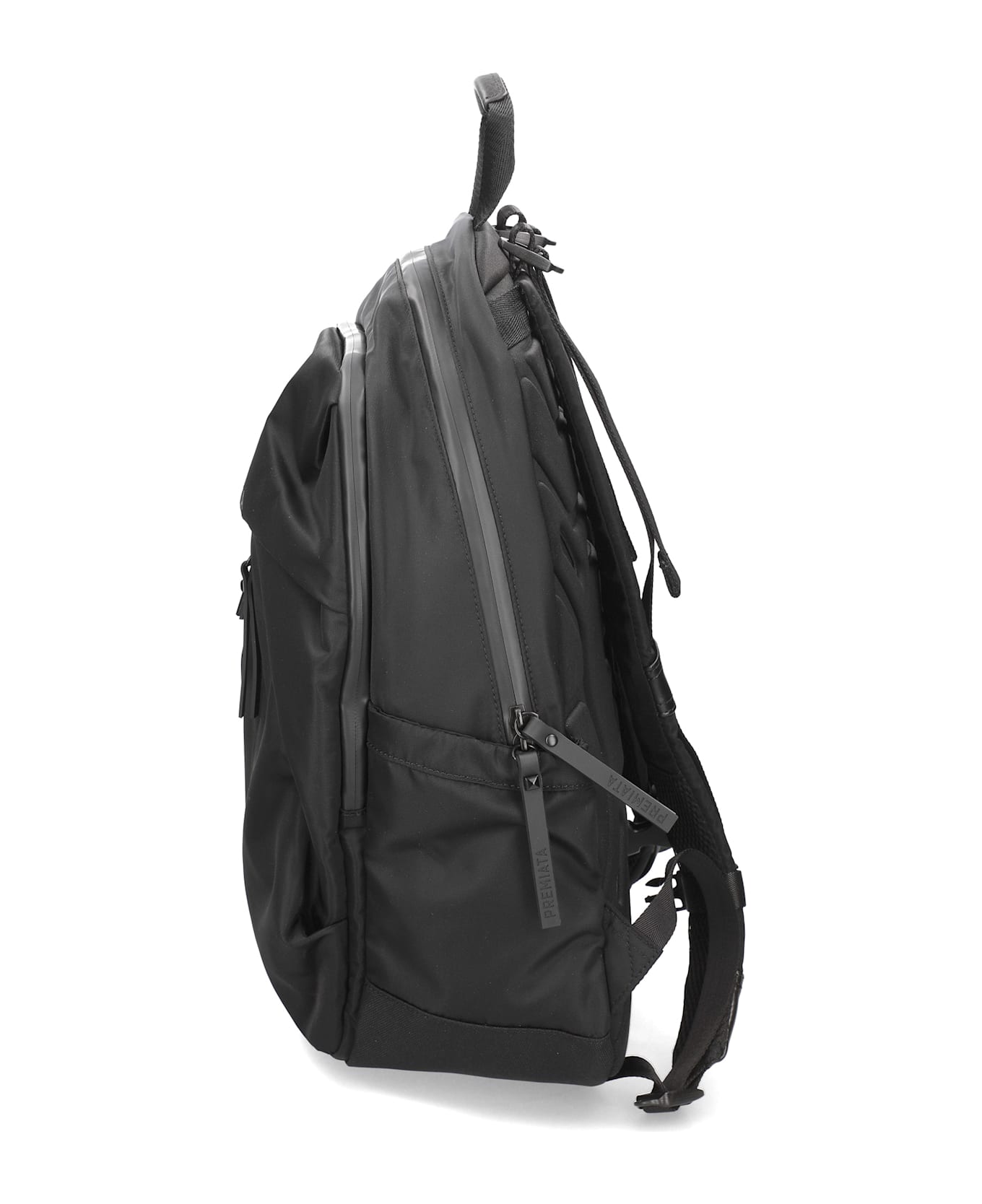 Premiata Black Nylon Backpack