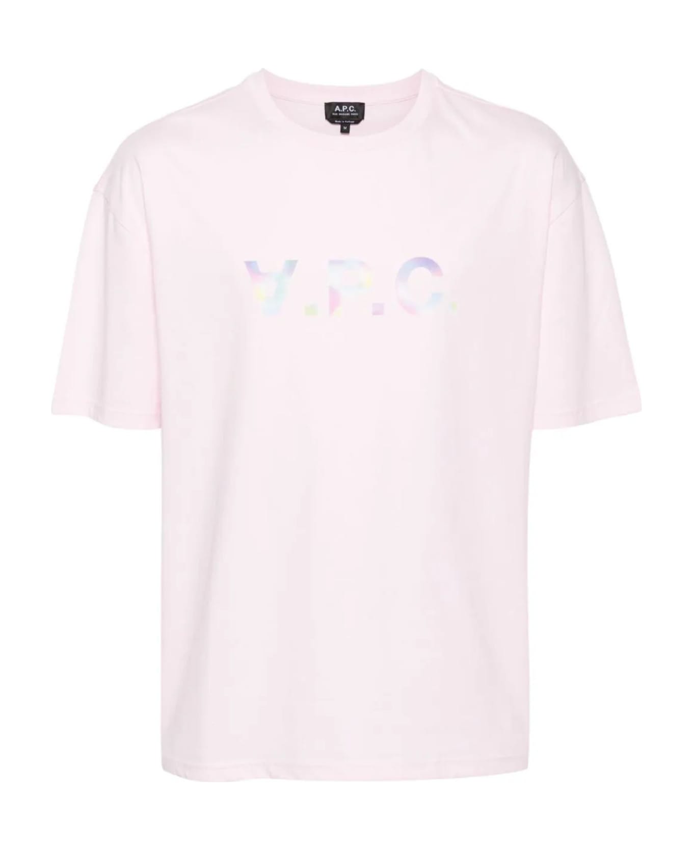 A.P.C. T-shirts And Polos Pink - Faa Rose