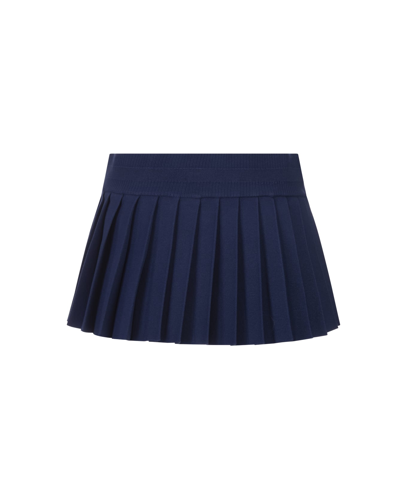 Dsquared2 Blue Pleated Mini Skirt - Blue