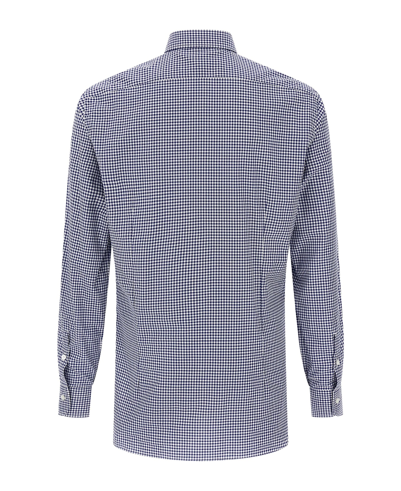 Barba Napoli Vichy Shirt - Blue