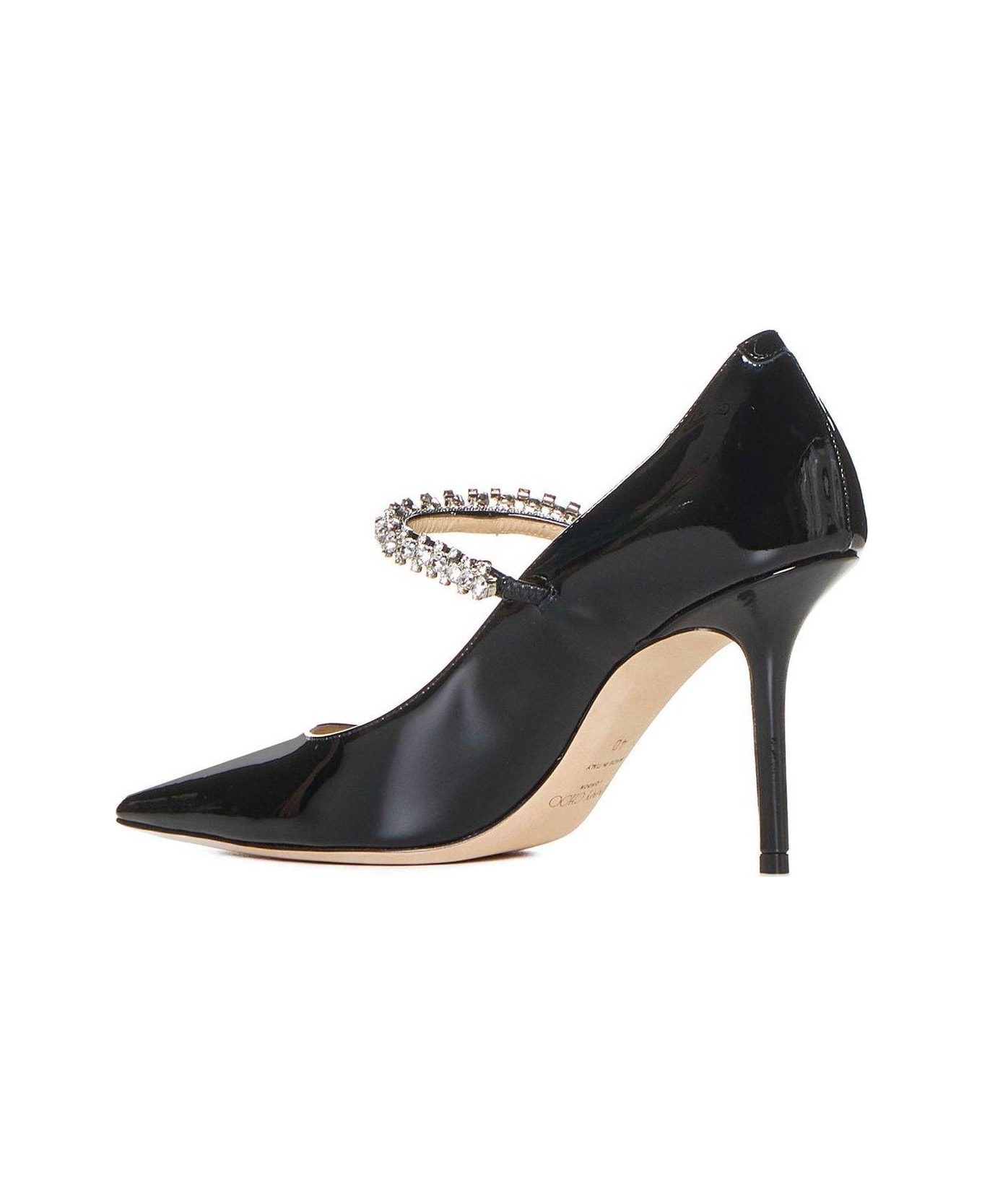 Jimmy Choo Embellished Pointed-toe Pumps - Black