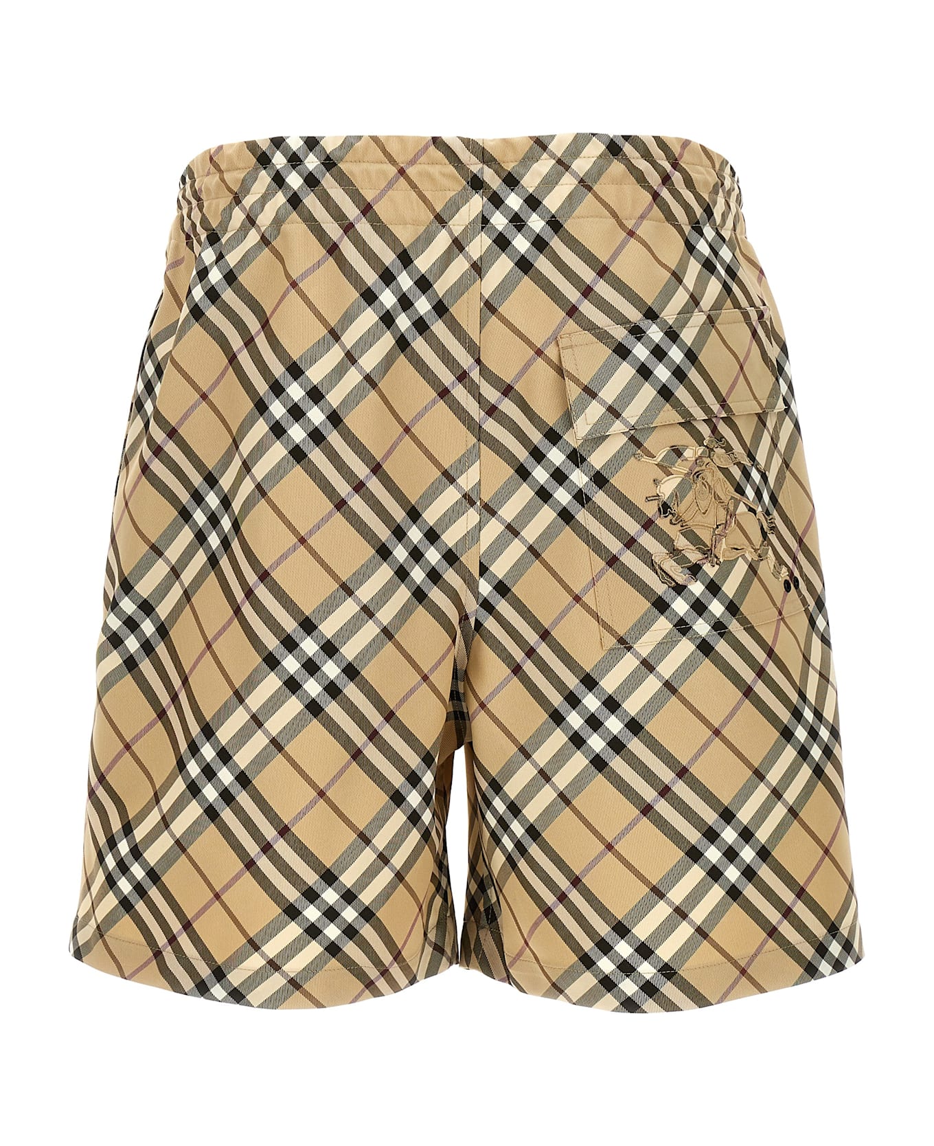 Burberry Check Waterproof Bermuda Shorts - Multicolor