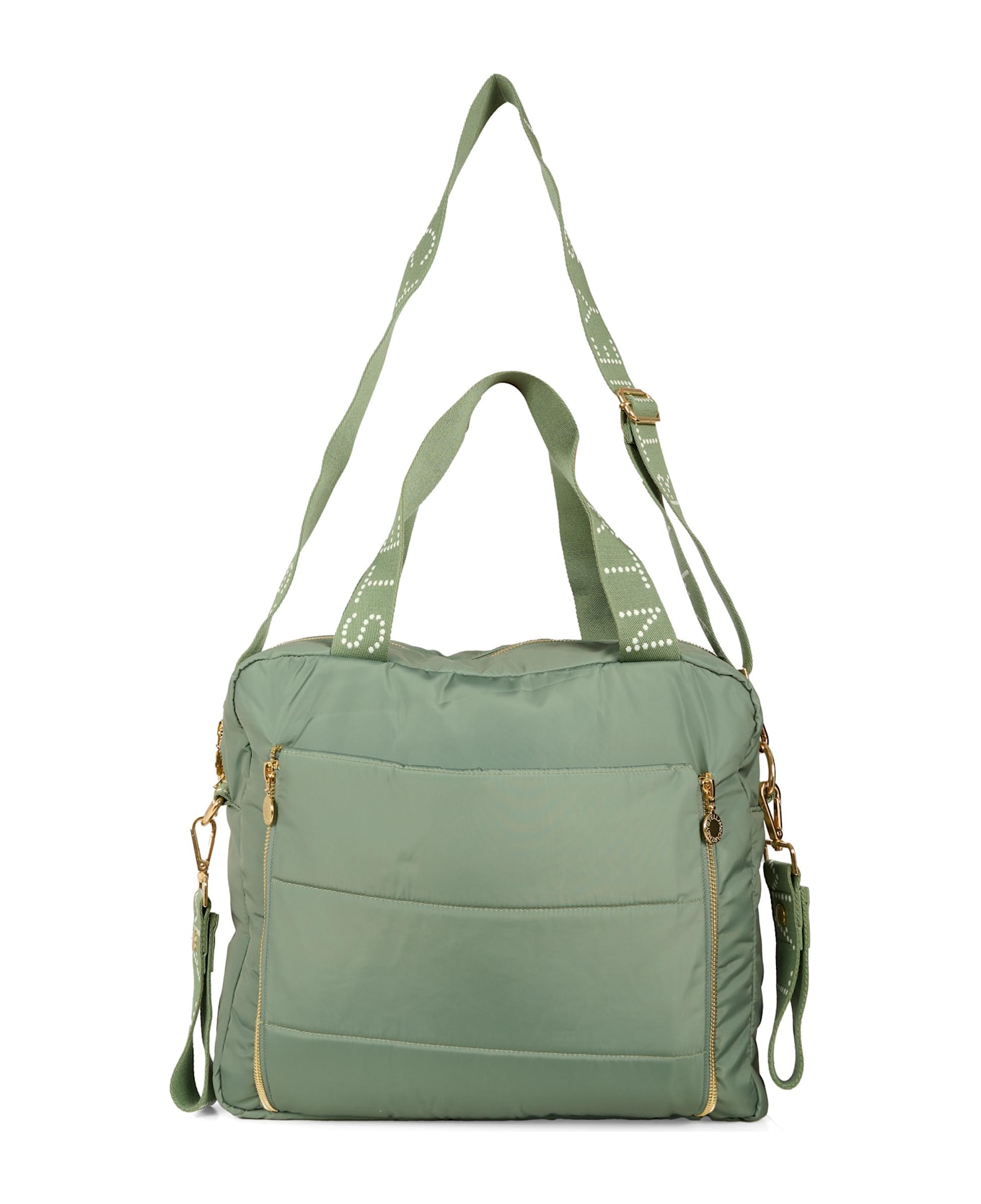 Stella McCartney Kids Green Changing Bag For Babykids With Logo - Green