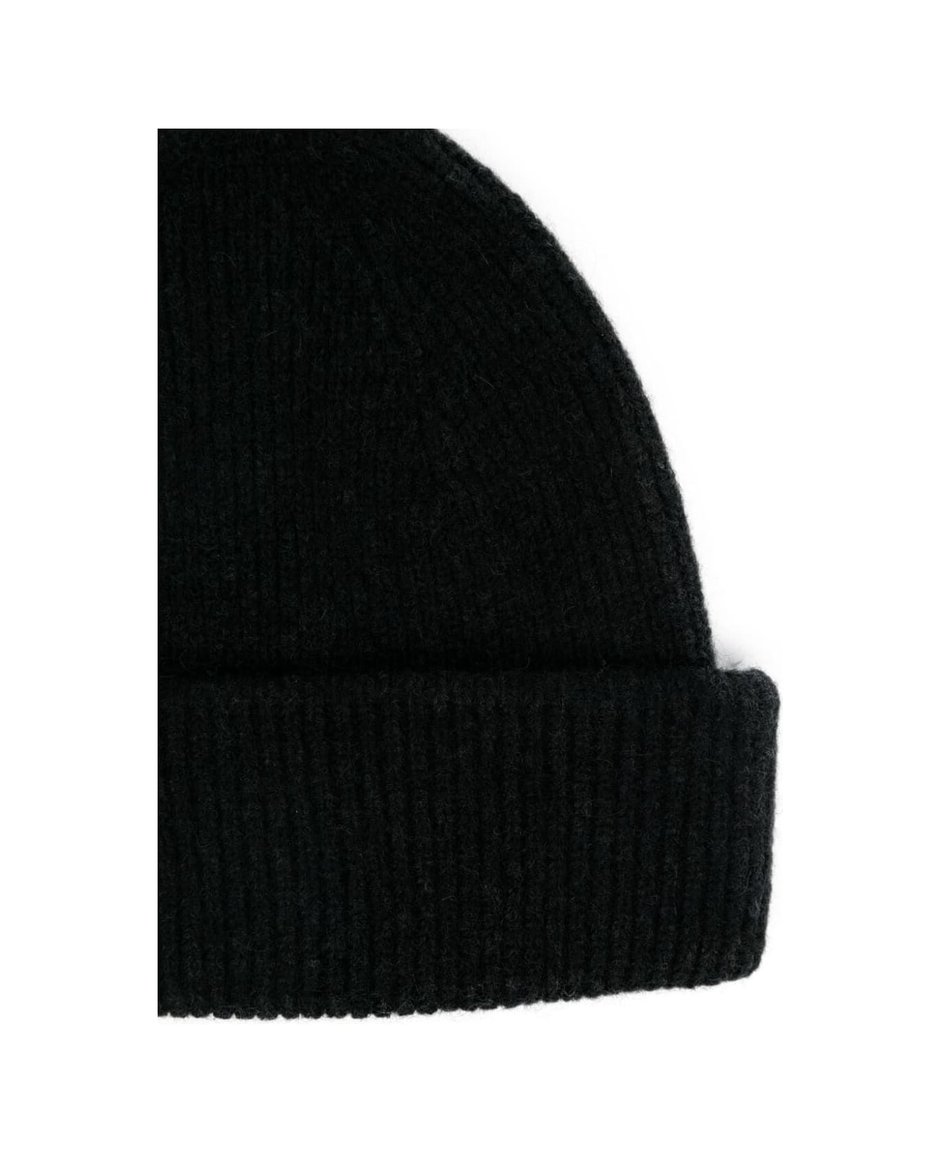 Nuur Wool Hat Double Flap - Black