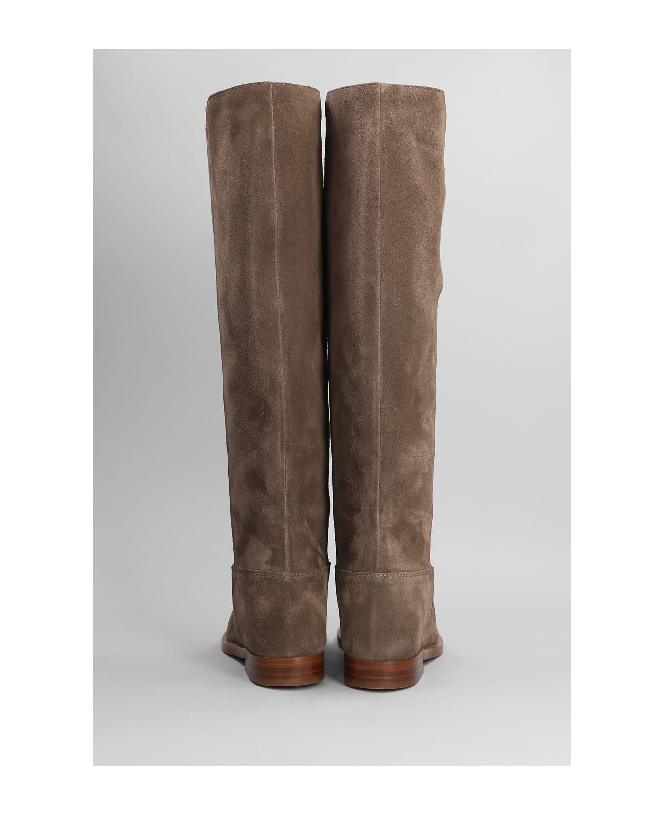 Via Roma 15 In Taupe Suede - taupe