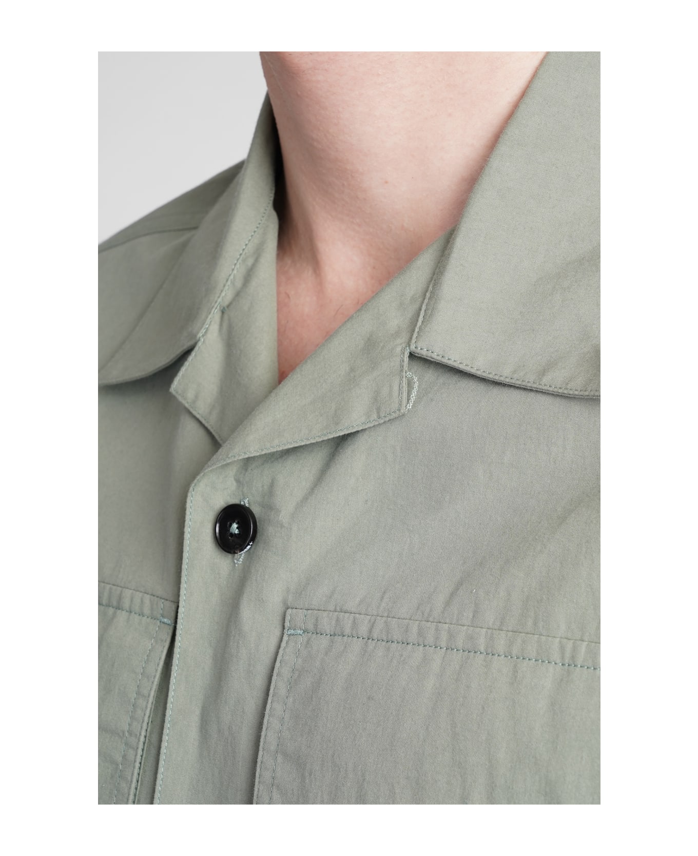 Jil Sander Shirt In Green Cotton - 319