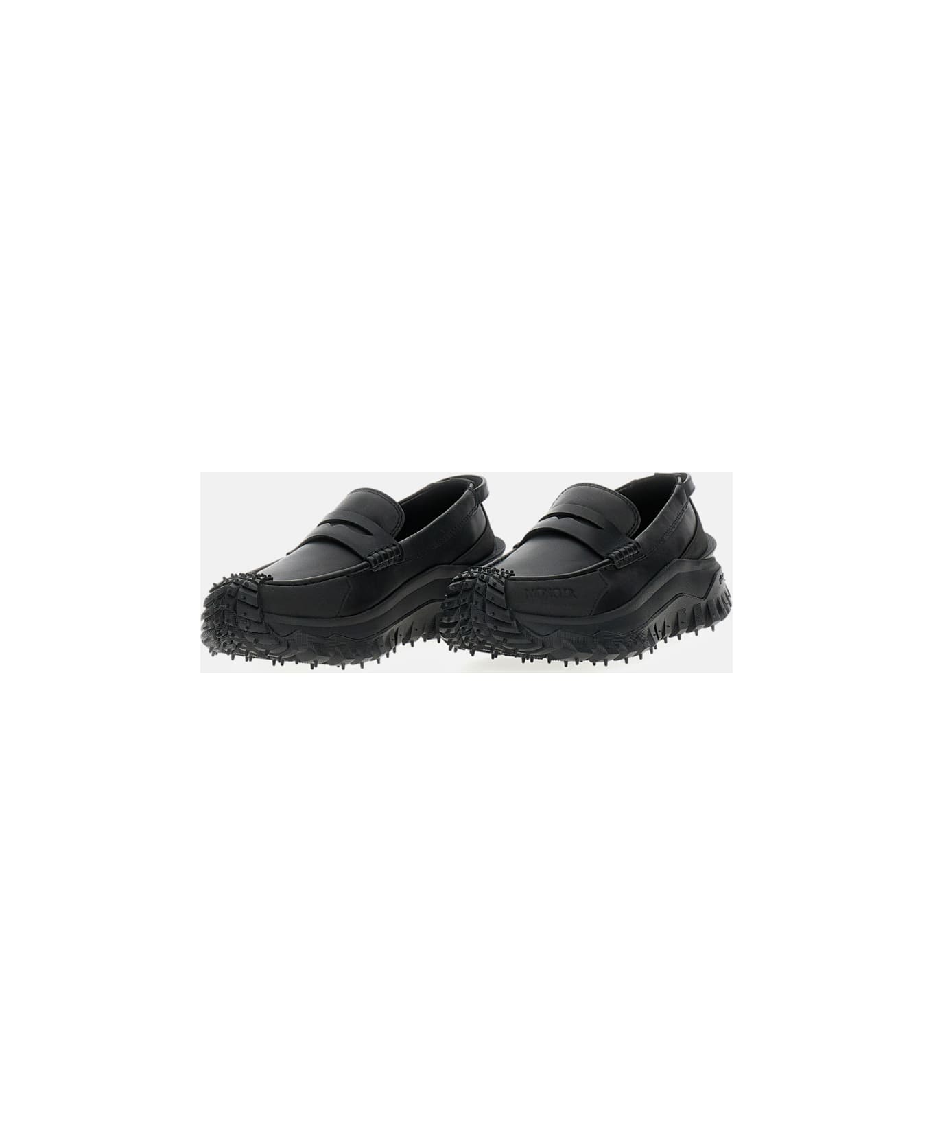 Moncler Trailgrip Loafers Shoes - Black
