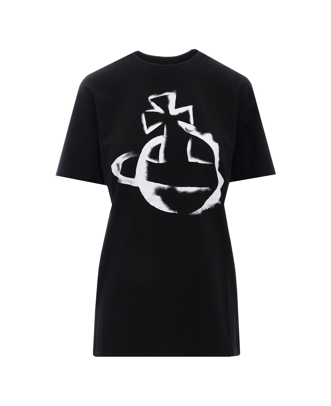 Vivienne Westwood 'stencil Orb' T-shirt - BLACK