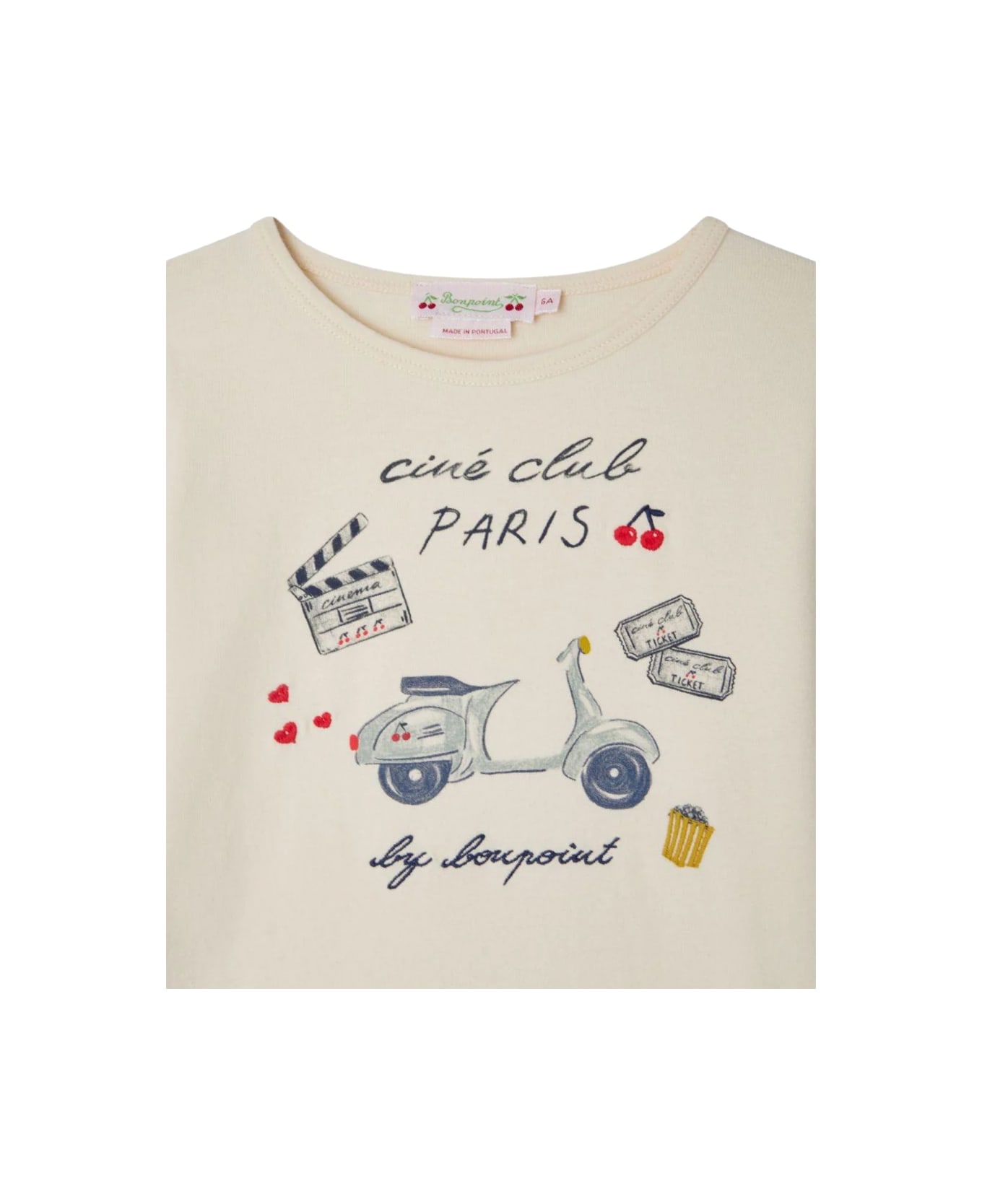 Bonpoint T-shirt "tidjiane" - IVORY