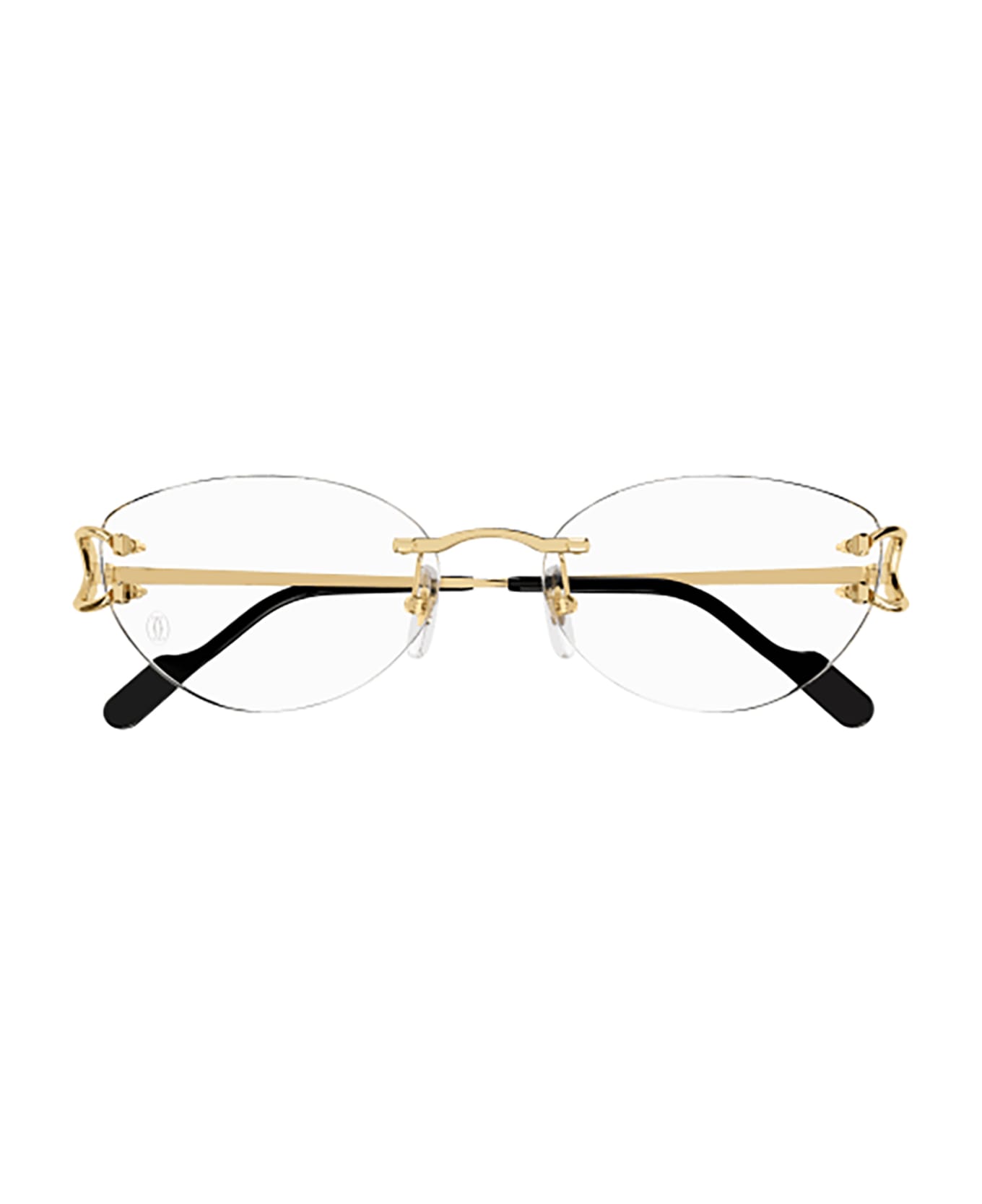 Cartier Eyewear Ct0487o Glasses - 001 GOLD GOLD TRANSPARENT