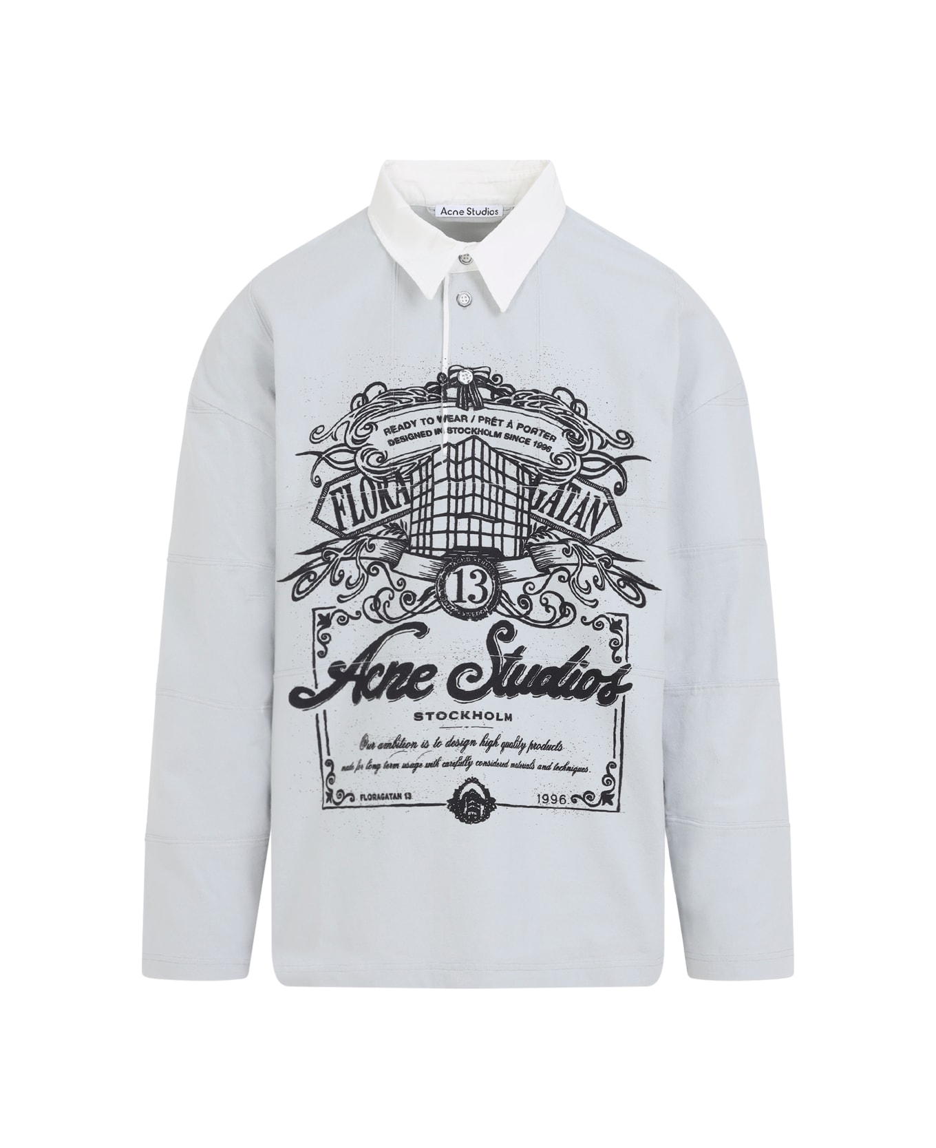 Acne Studios T-shirt - Aaa Cold Grey