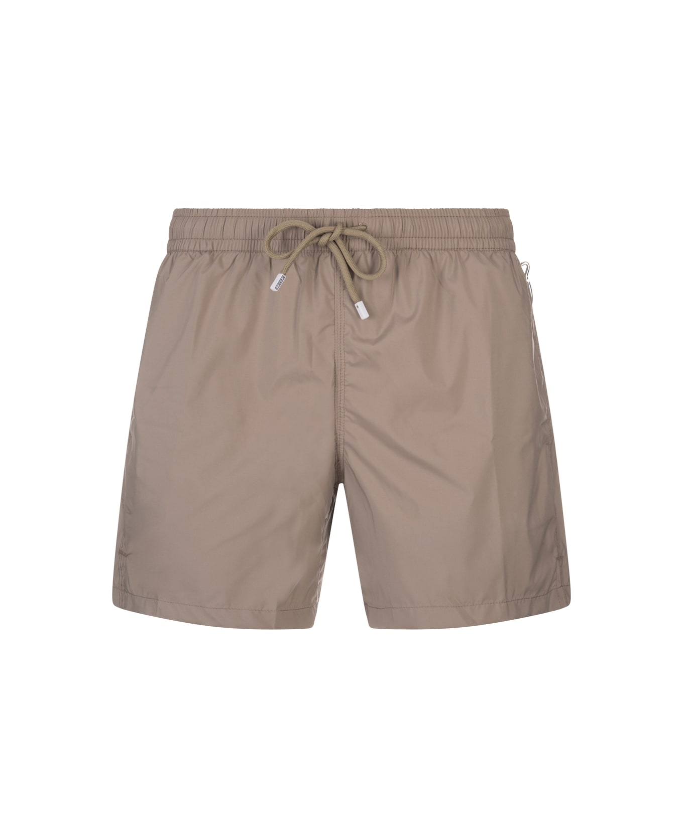 Fedeli Taupe Swim Shorts - Brown
