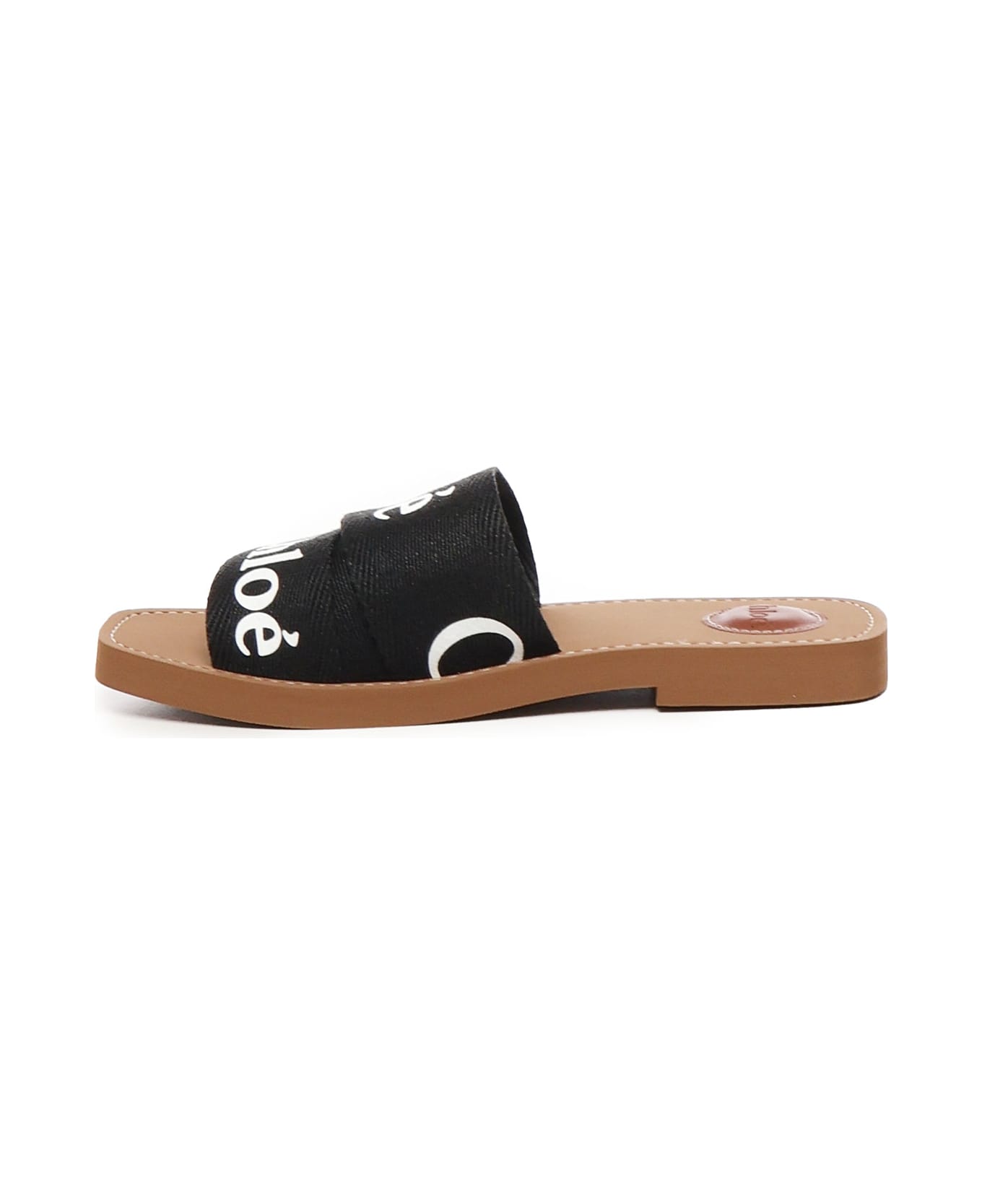 Chloé Woody Slides - Black