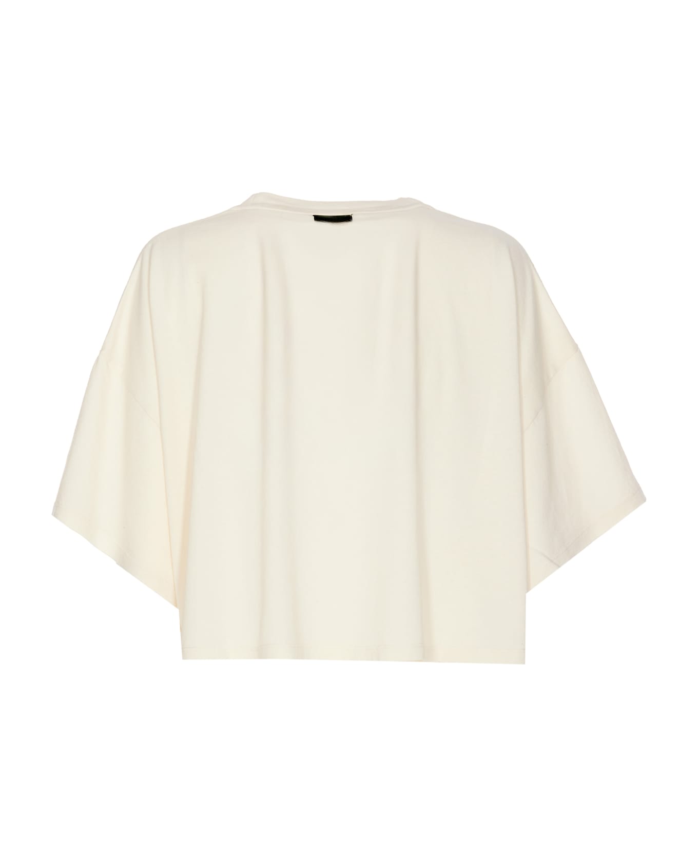 Chloé Logo Crop T-shirt - Cream